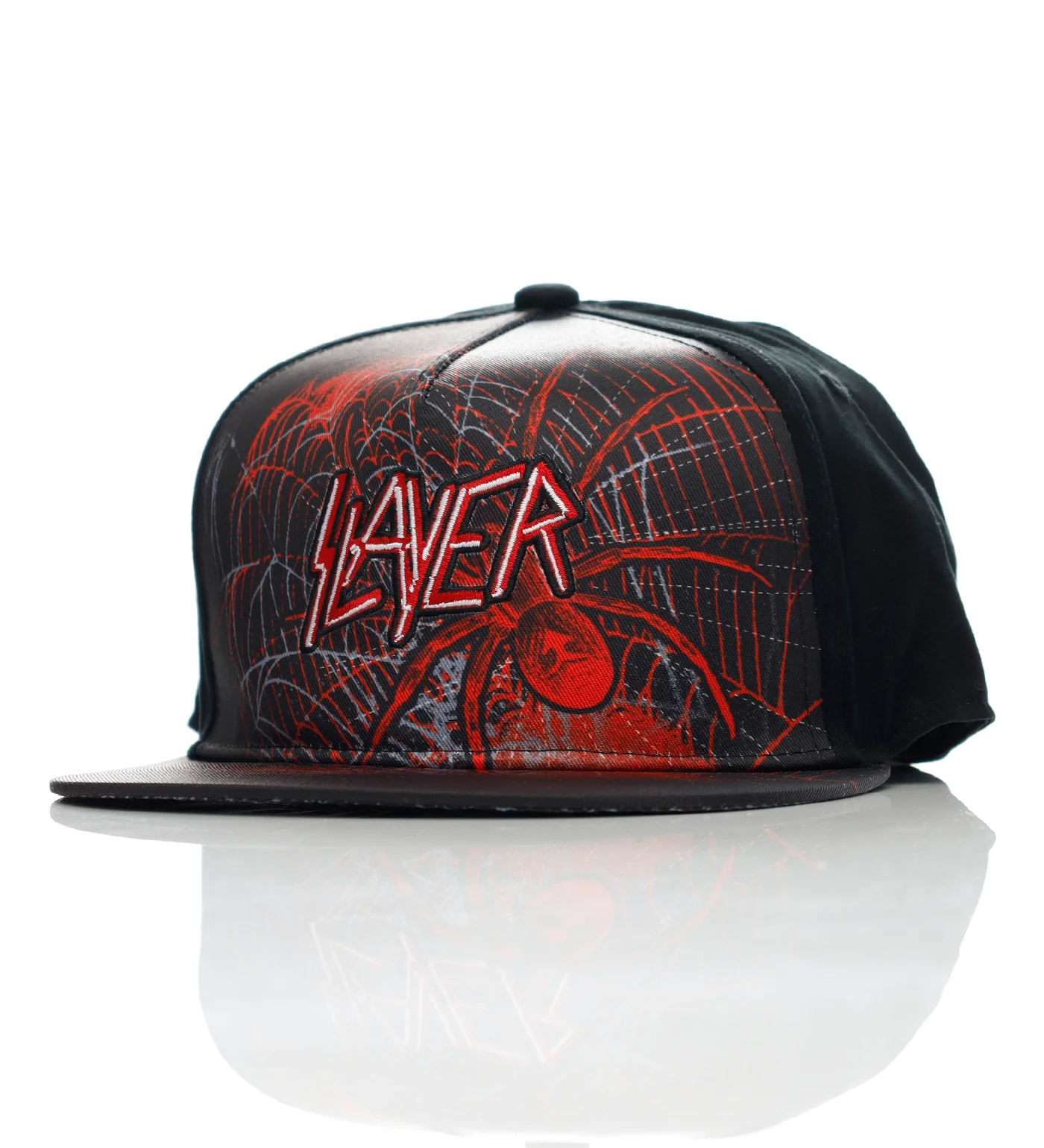 Spider Web Snapback, Black