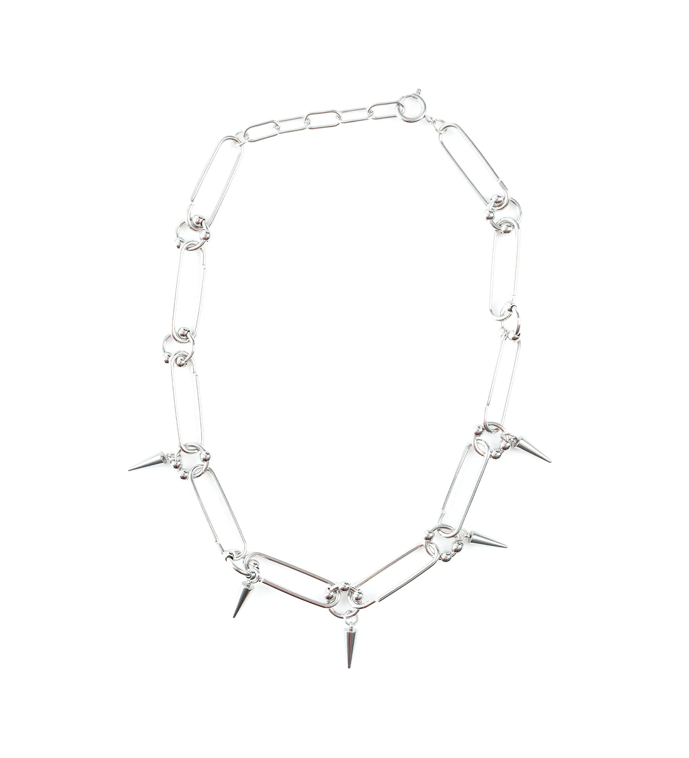Spikes Links Stainless, Silver