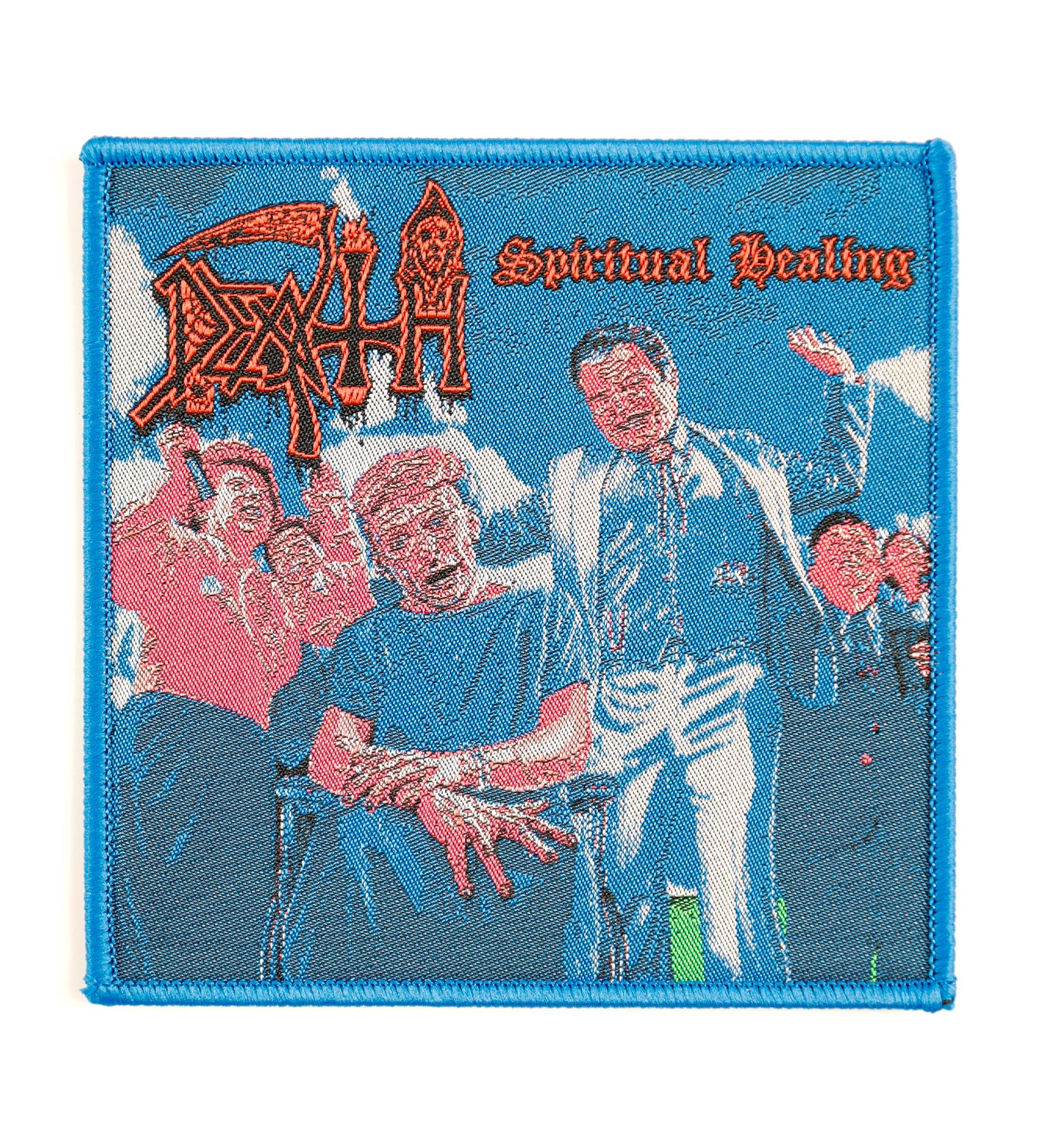 Spiritual Healing, Blue Border