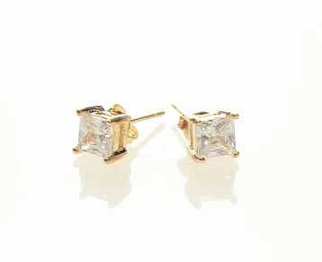 Square 5mm (CCSSQ-55G), Surgical Steel-Gold