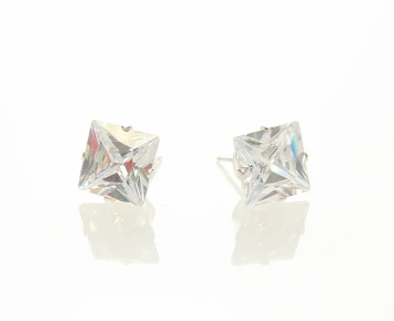 Square 8mm (CEXSQ-88), Sterling Silver