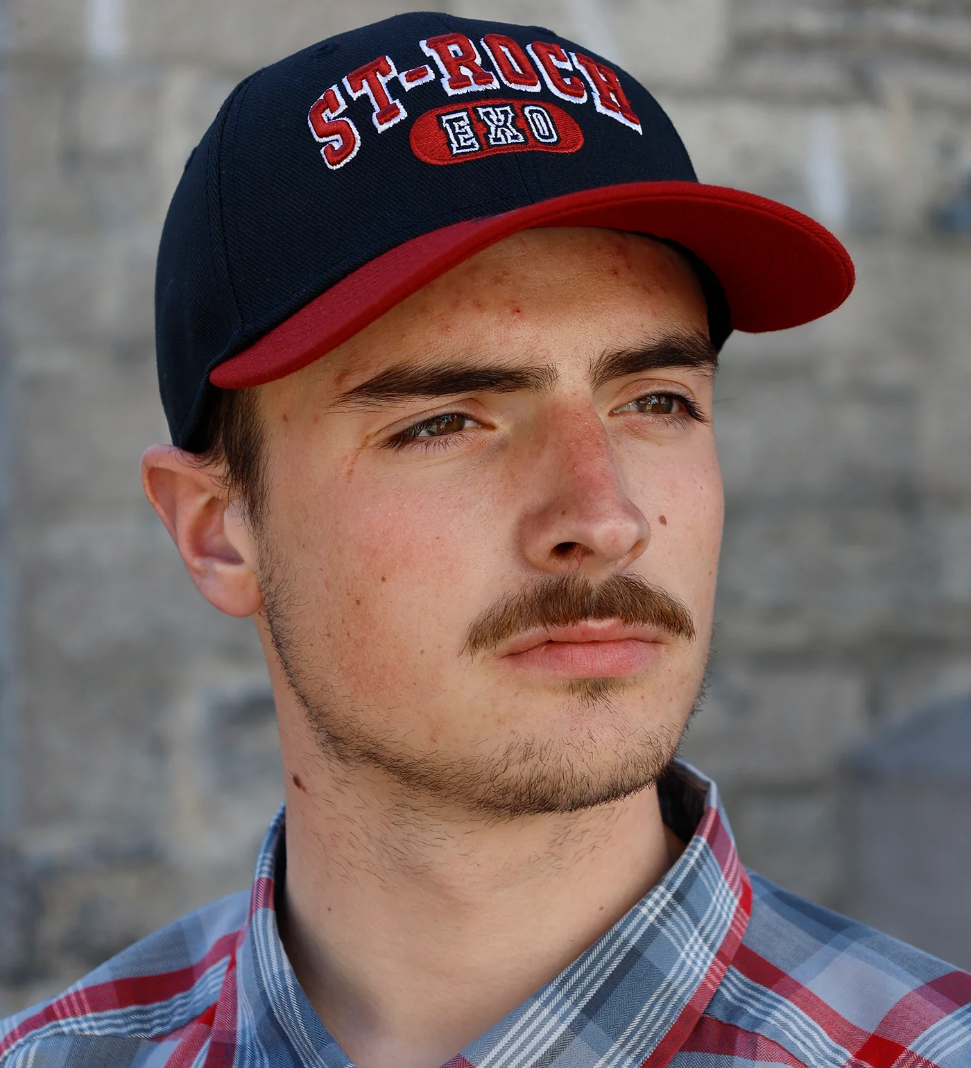 St-Roch x New Era Snapback, Black/Burgundy - Image 3