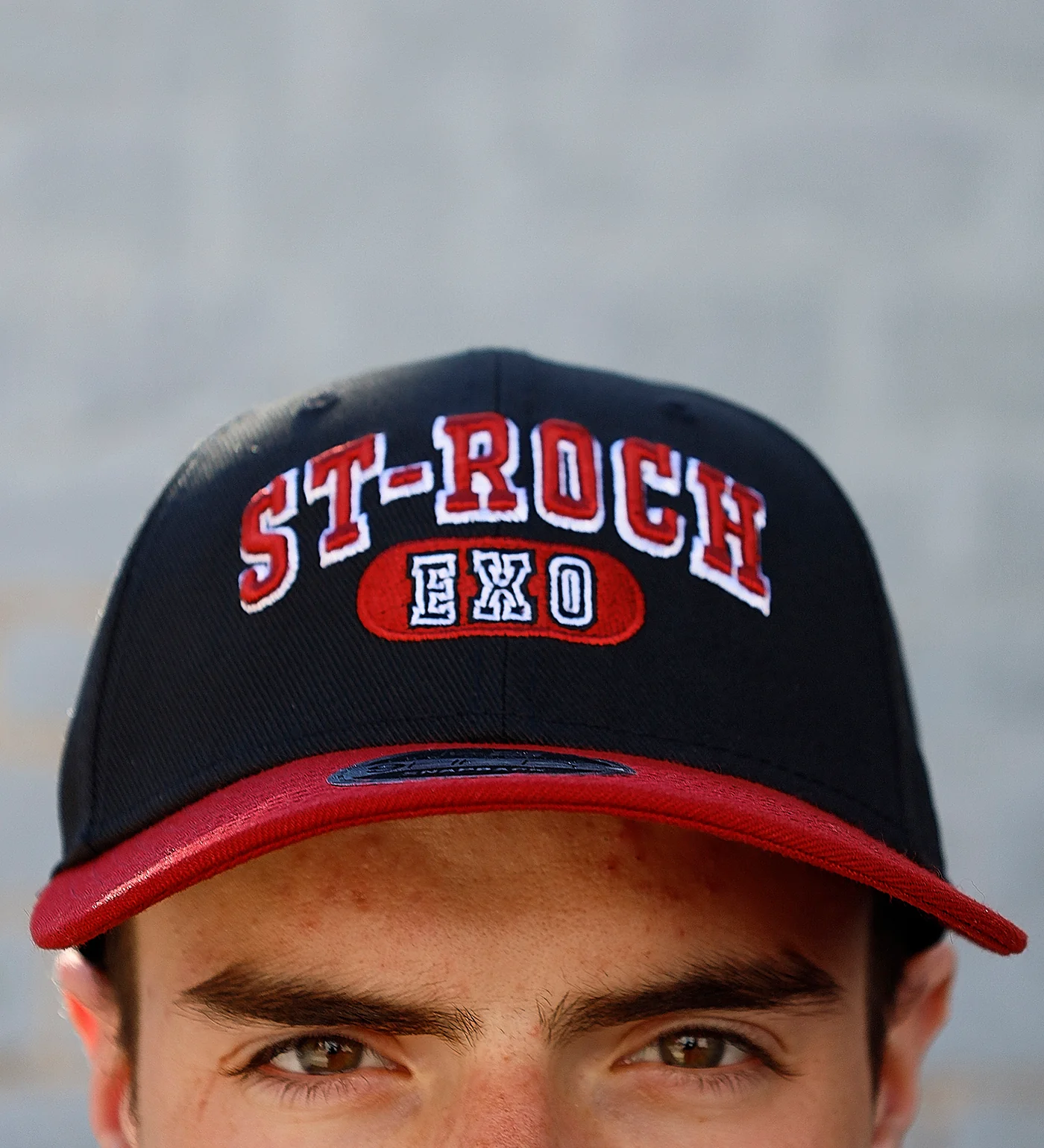 St-Roch x New Era Snapback, Black/Burgundy - Image 4