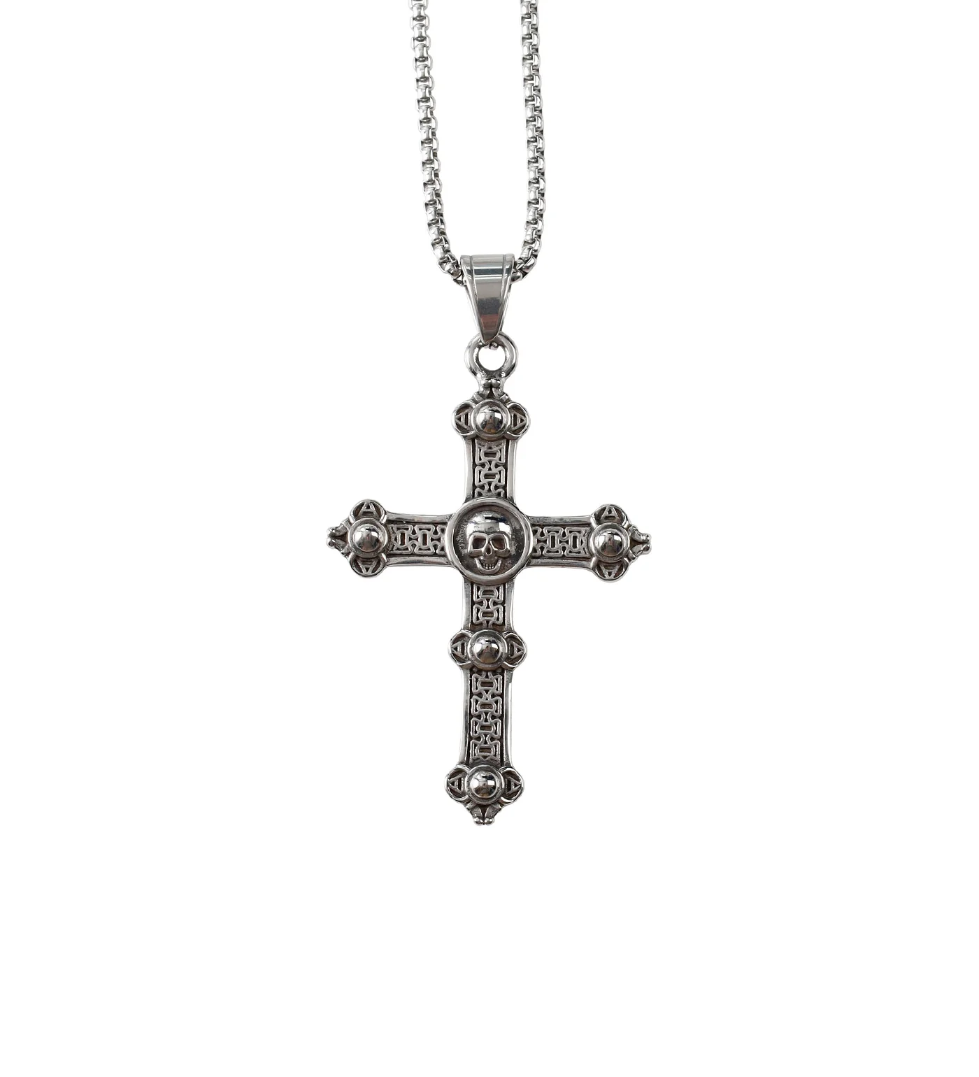 Stainless Budded Cross, Stainless (2A)