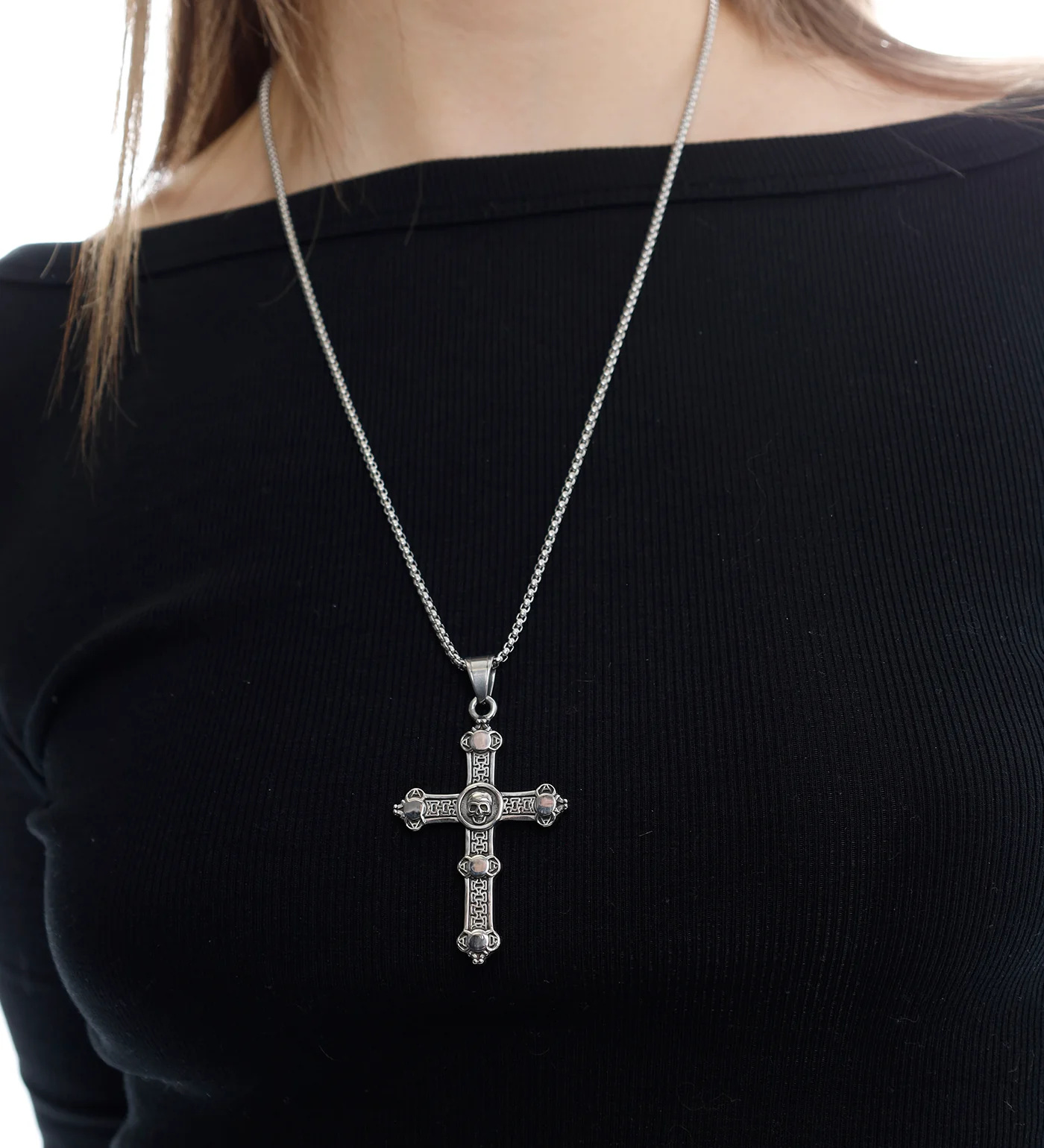 Stainless Budded Cross, Stainless (2A) - Image 4