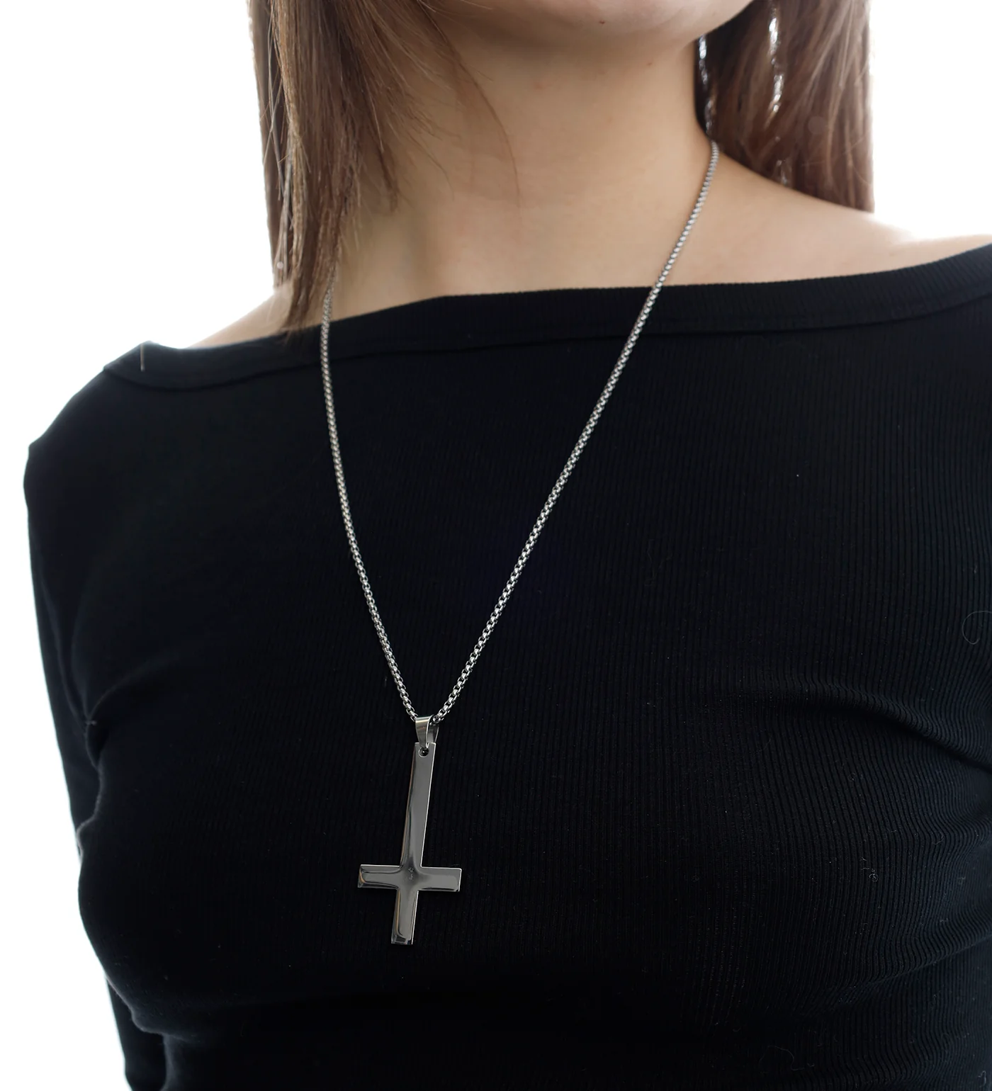 Stainless Inverted Cross, Stainless (2B) - Image 4