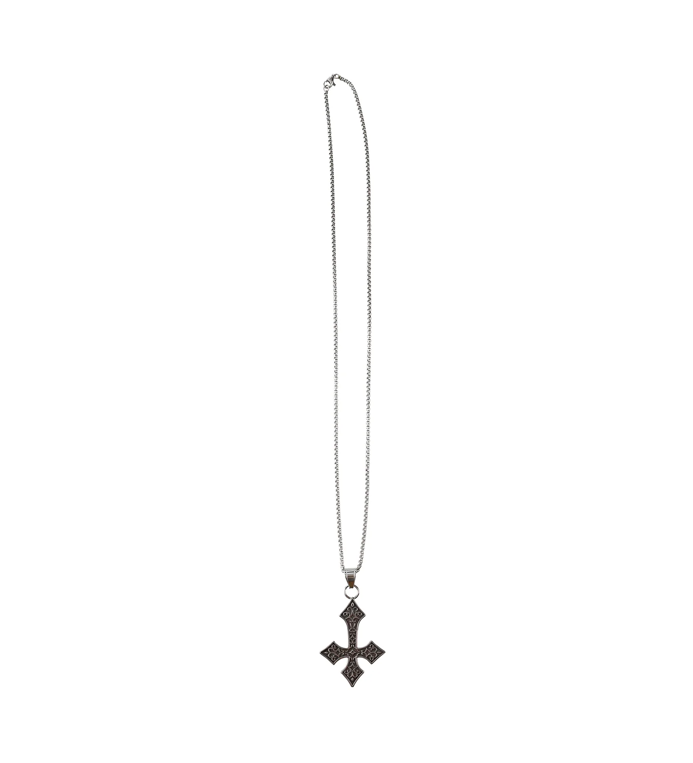 Stainless Inverted Medieval Cross, Stainless (2B) - Image 3