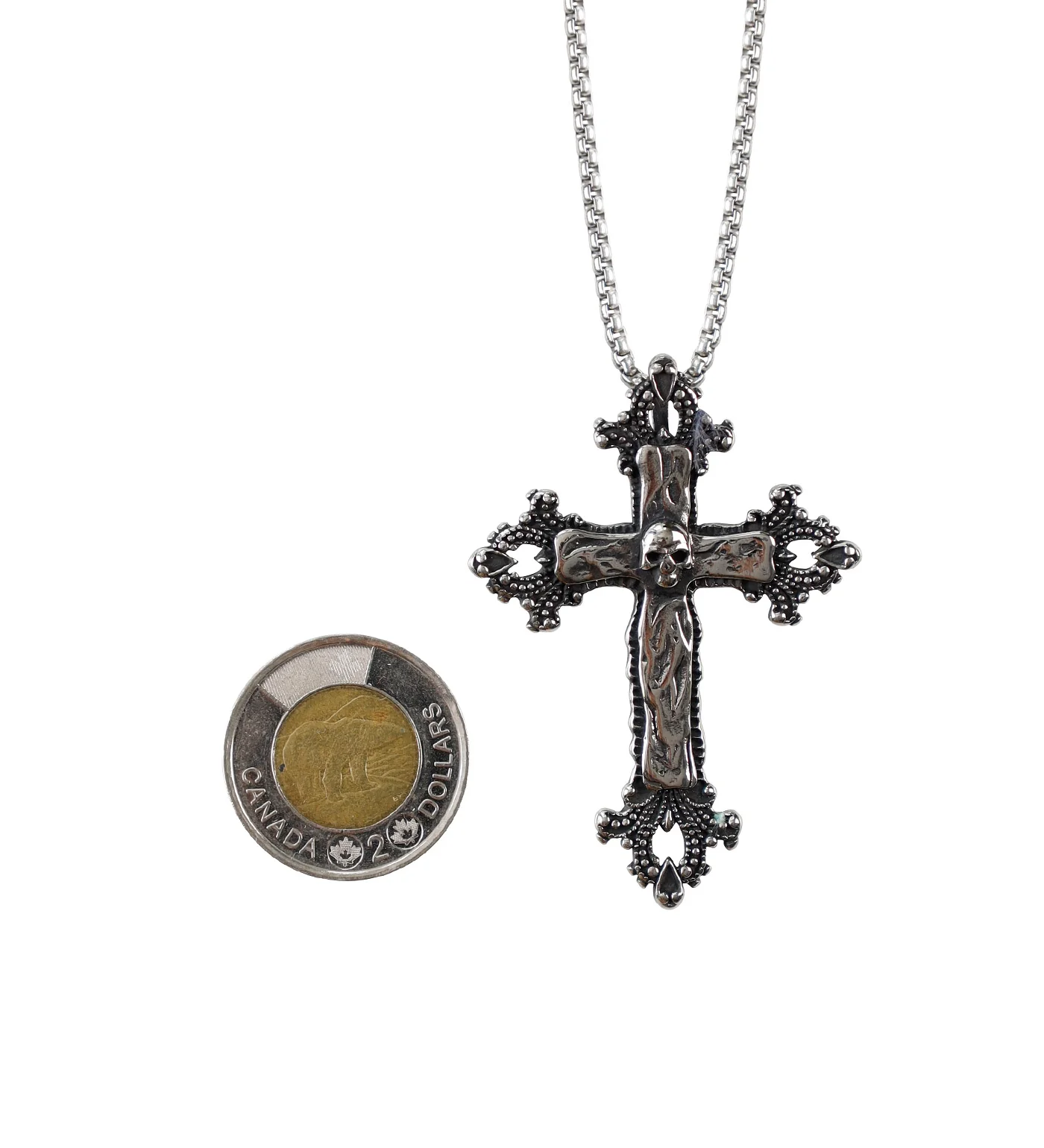 Stainless Skull Cross, Stainless(2A) - Image 2