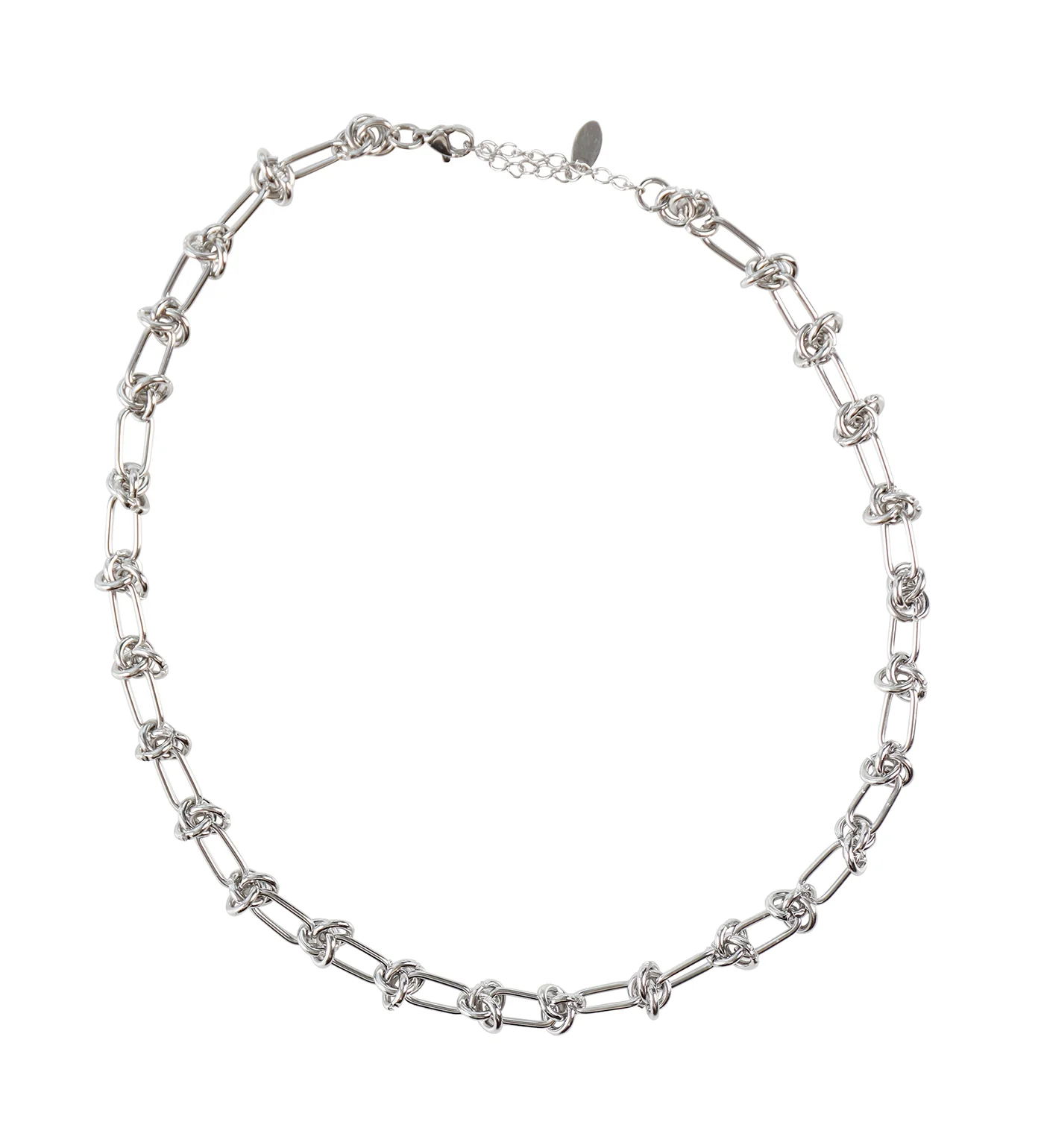 Stainless Steel Links Chains 15 inch, Silver(2E)