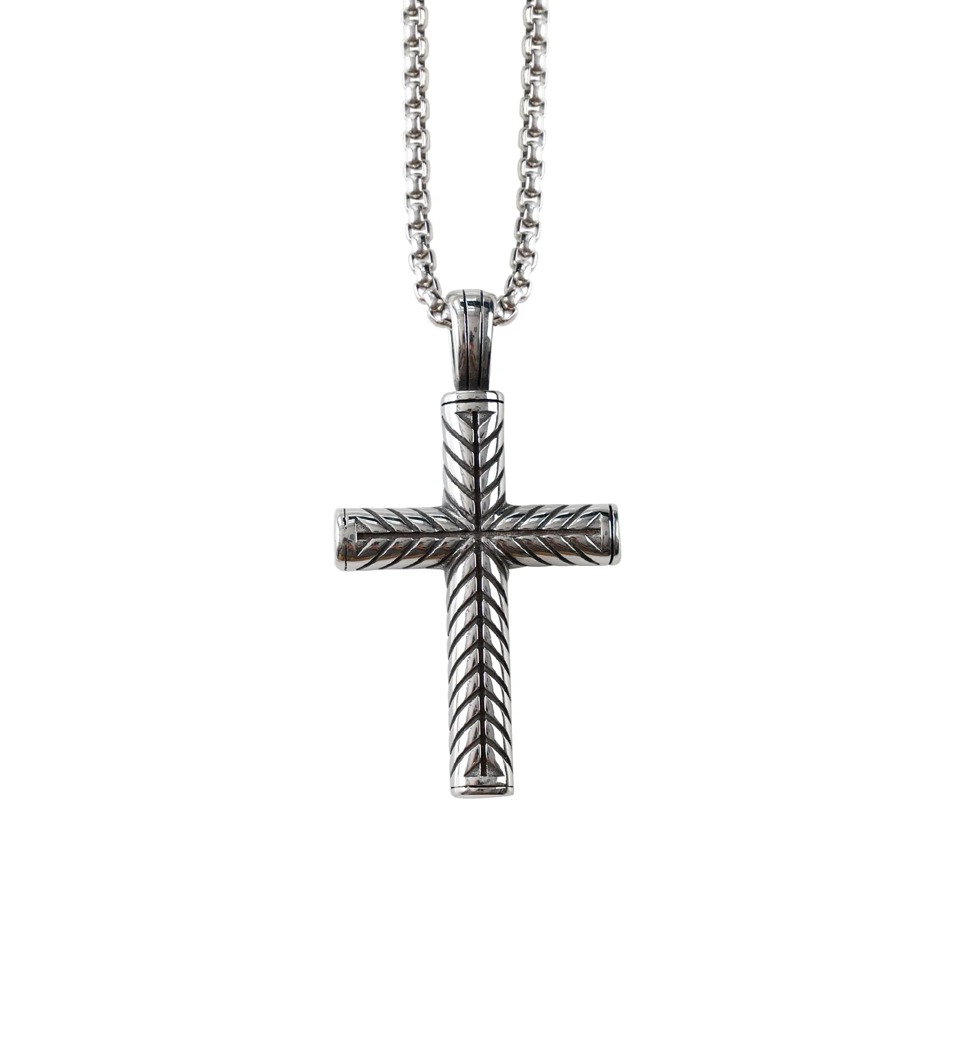 Stainless Twisted Cross, Stainless(2A)