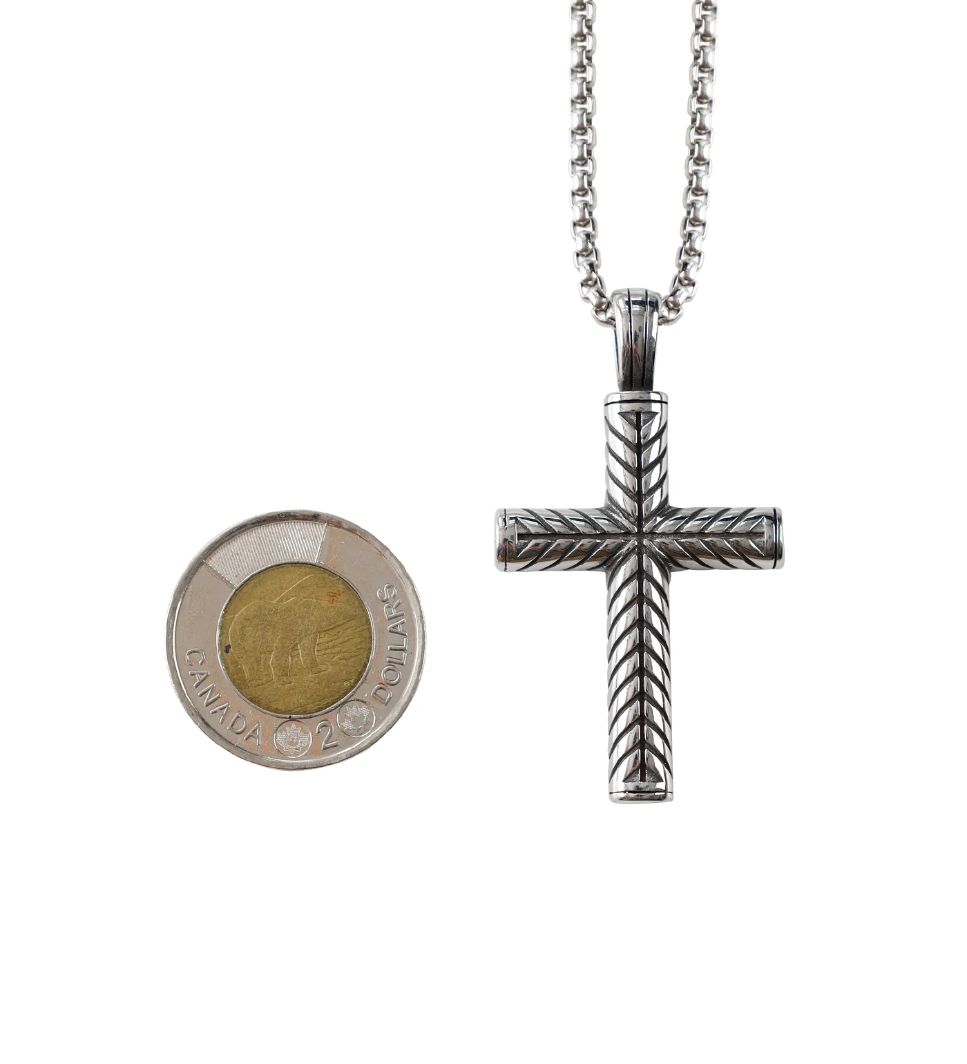 Stainless Twisted Cross, Stainless(2A) - Image 2