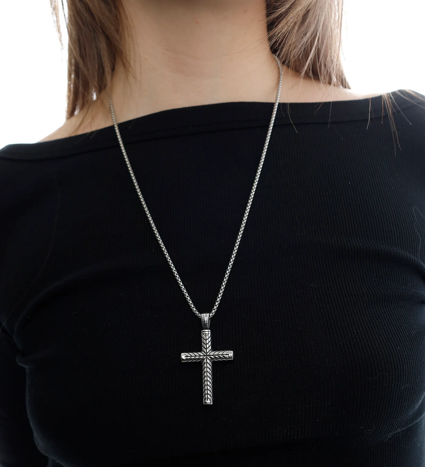 Stainless Twisted Cross, Stainless(2A) - Image 4