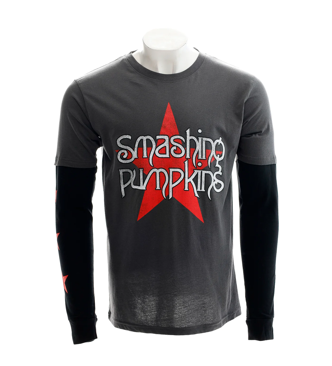 Star Logo Layered, Charcoal/Black