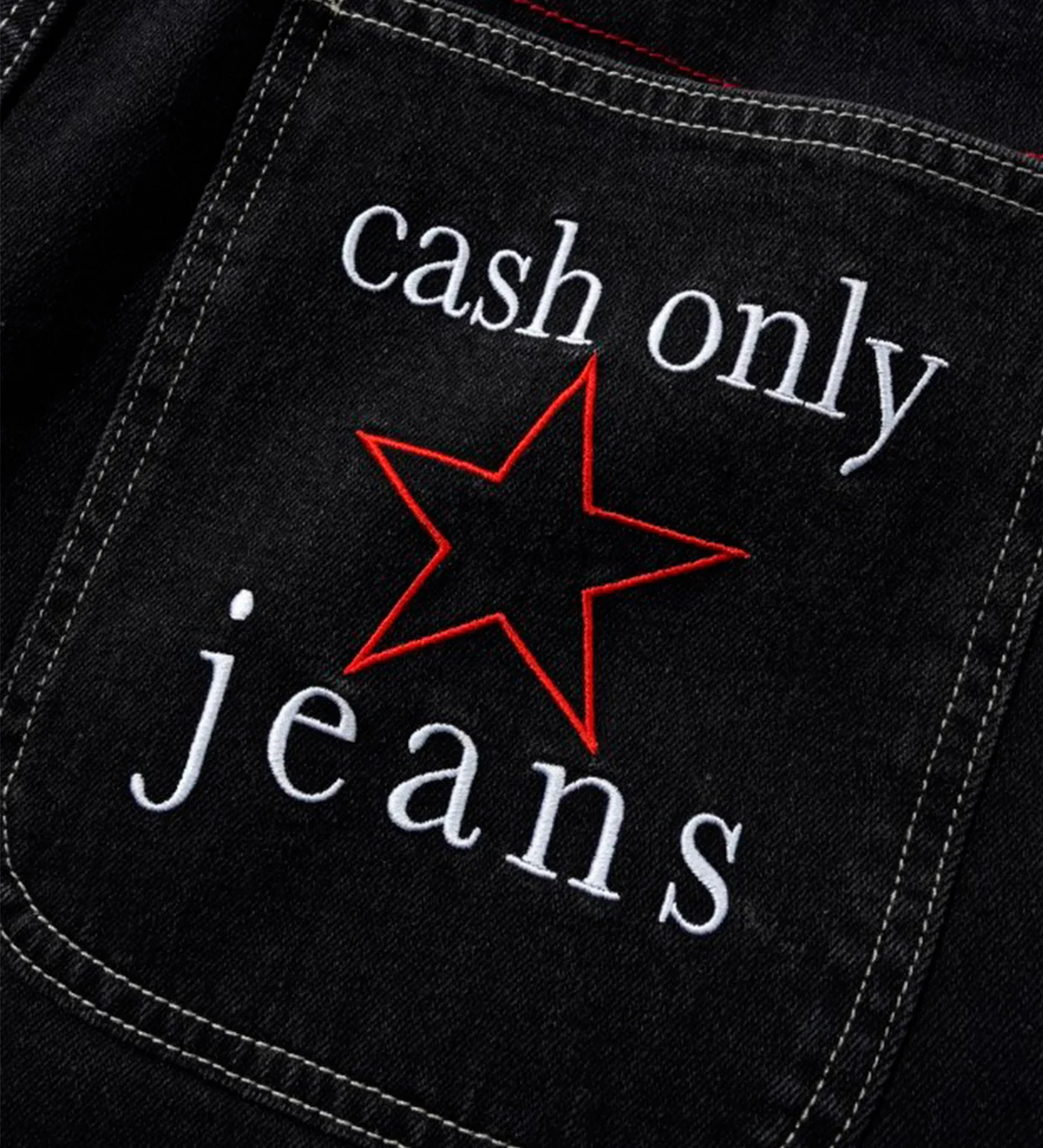 Stars Denim, Wash Black - Image 2
