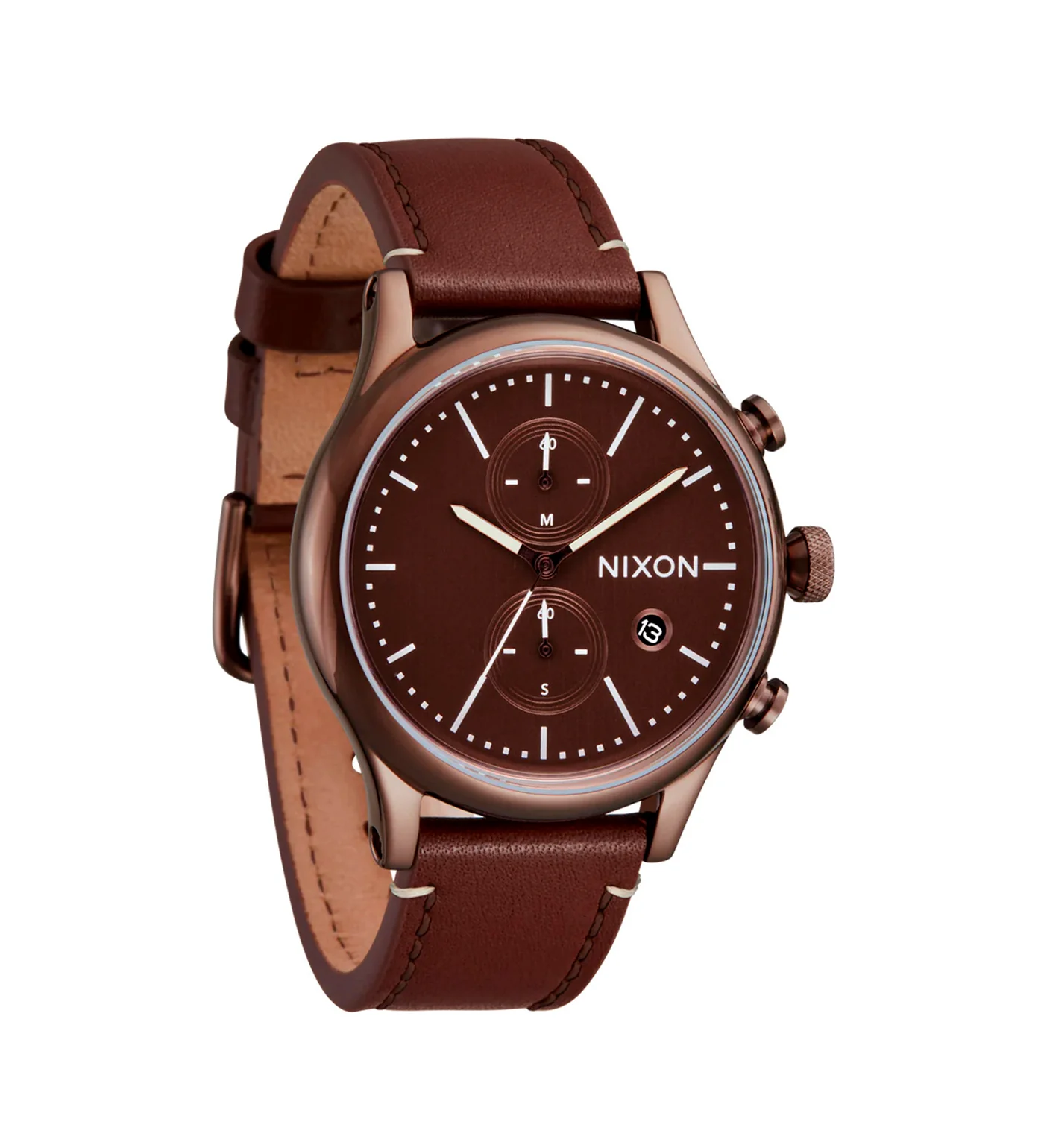 Station Chrono Leather, Chocolate/Cappucino/Brown - Image 2