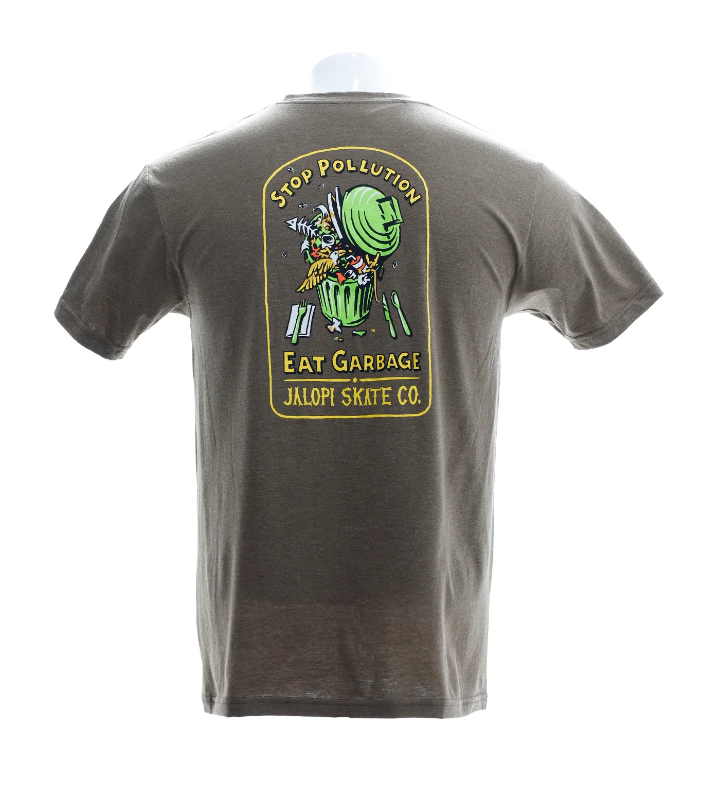 Stop Pollution Premium, Heather Army/Multicolor - Image 2