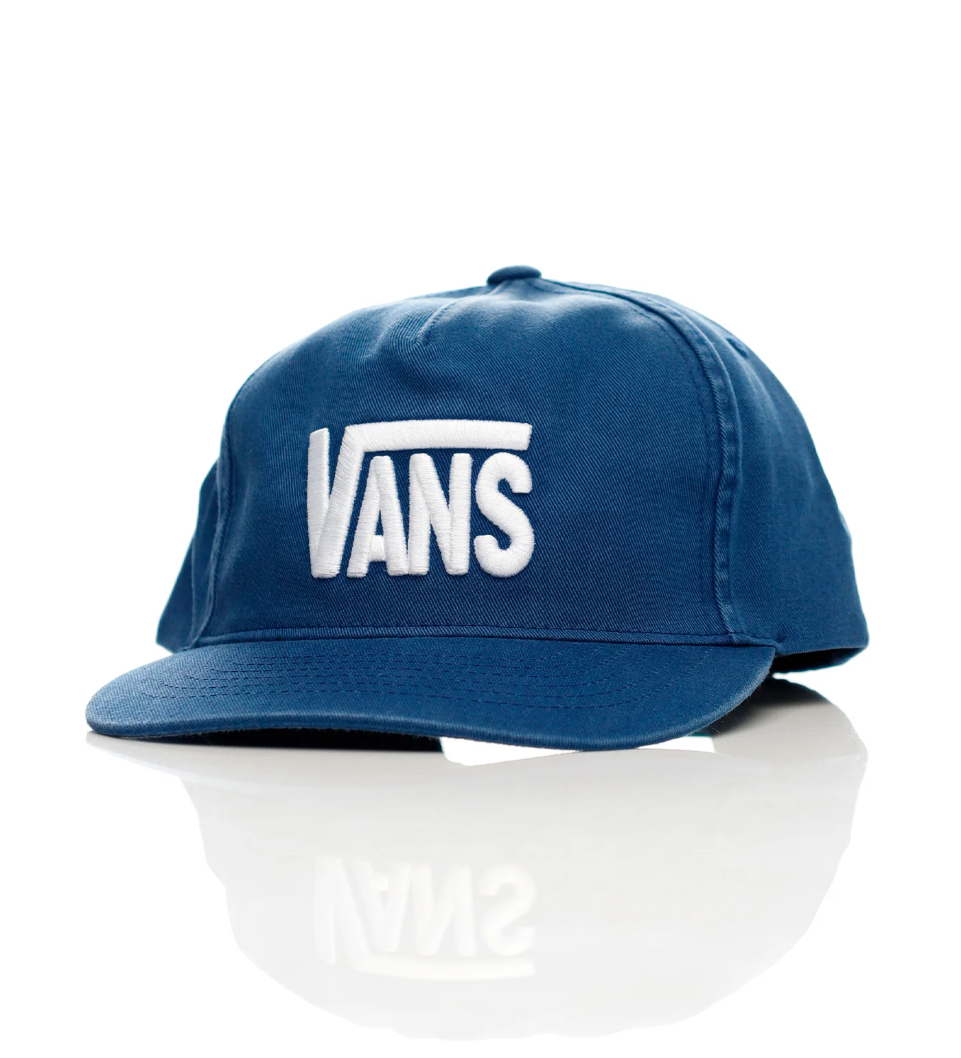 Stretch Logo Snapback, Deep Indigo