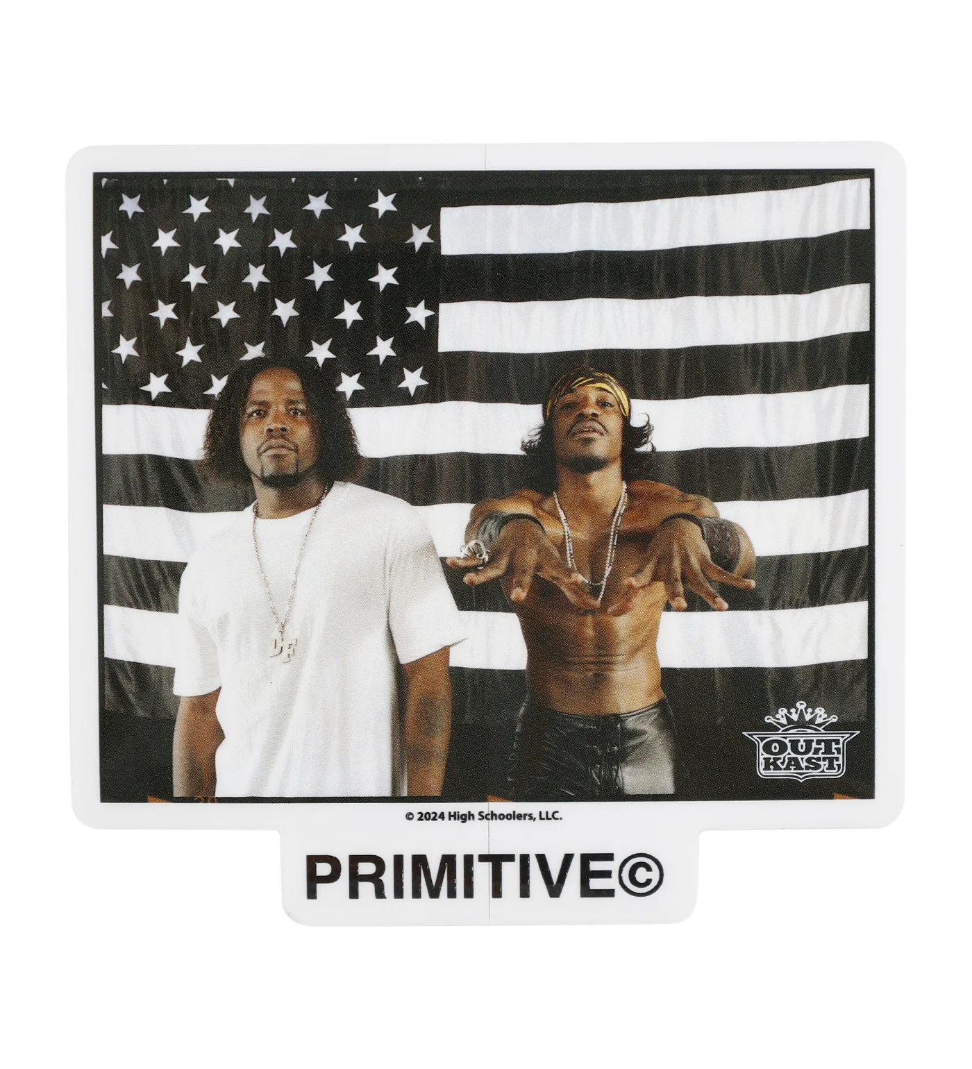 X Outkast-Stripes, Black/White