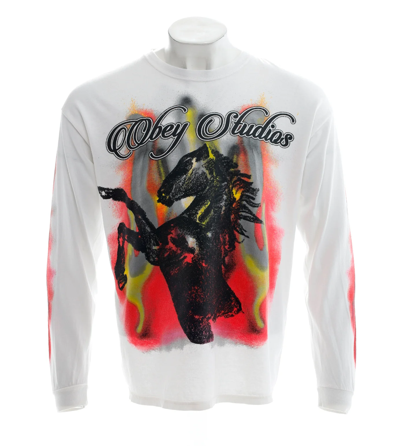 Studios Horse Vintage L/S, White