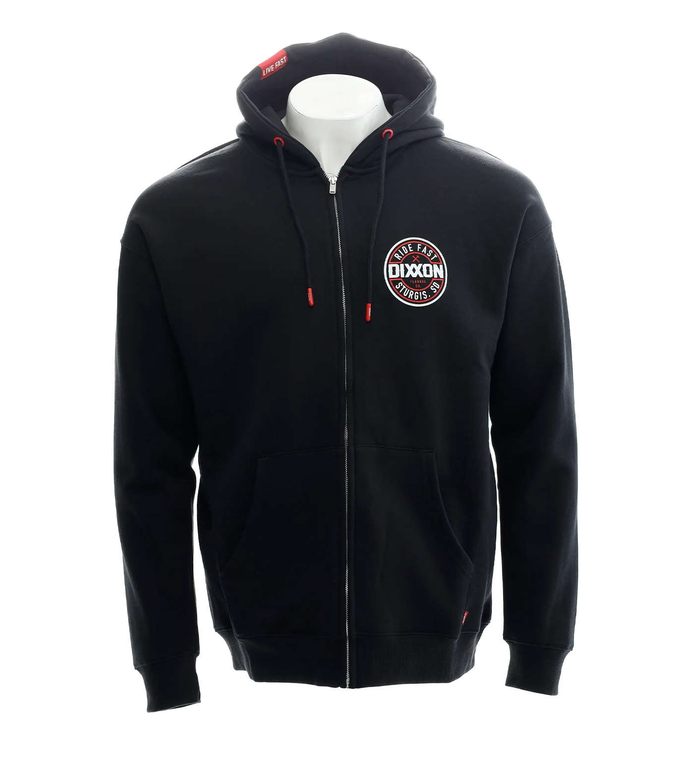 Sturgis Ride Fast Corpo Zip Up, Black