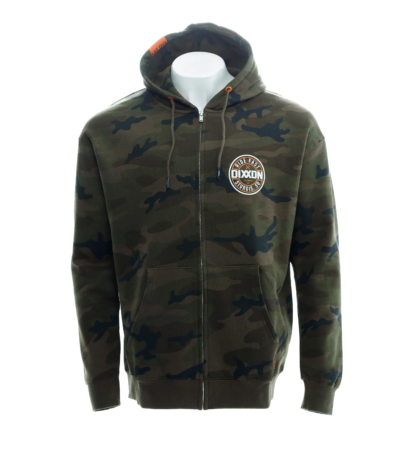 Sturgis Ride Fast Corpo Zip Up, Camo