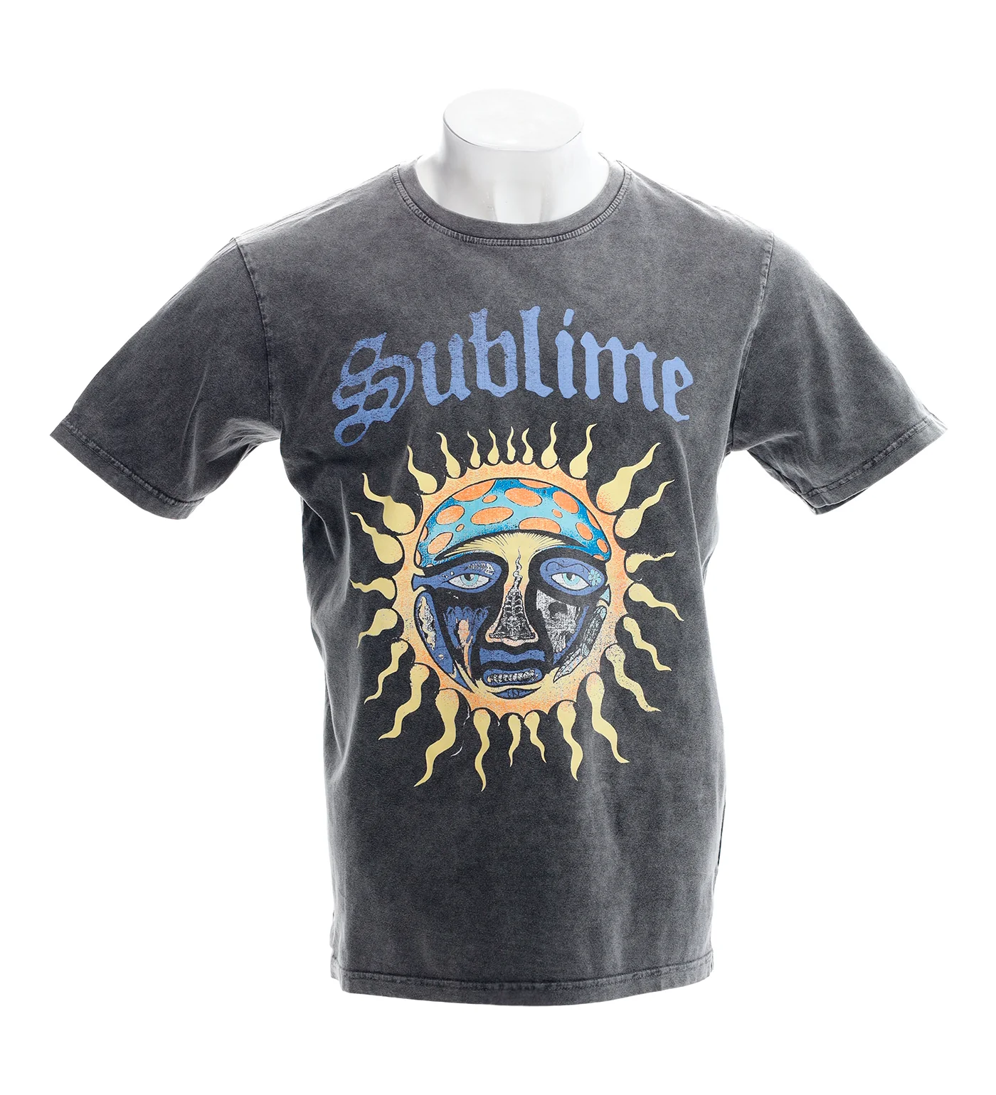 Sun Logo, Stone Wash Charcoal