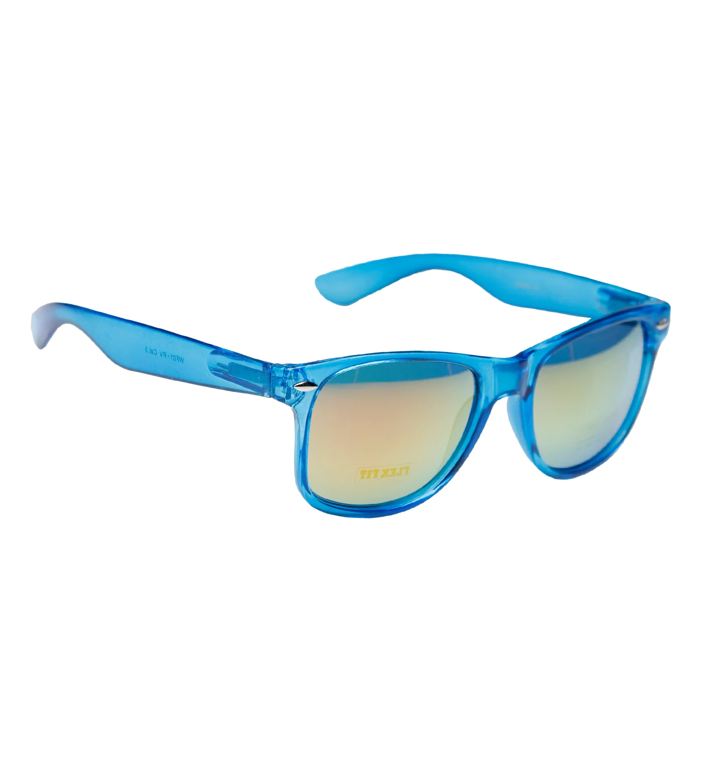 Wayfarer, Clear Blue Frame/Red Mirror