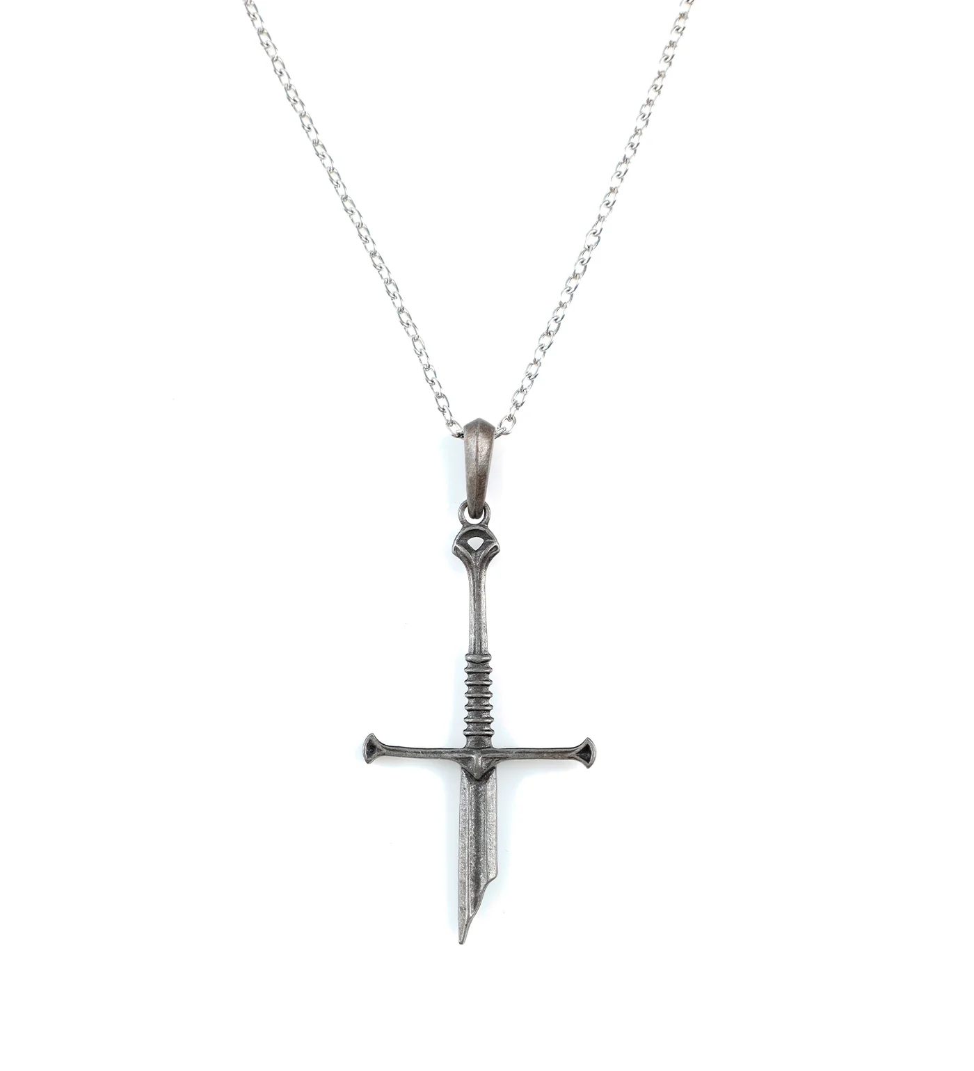 Sword Cross, Black Metal/Silver (2A)
