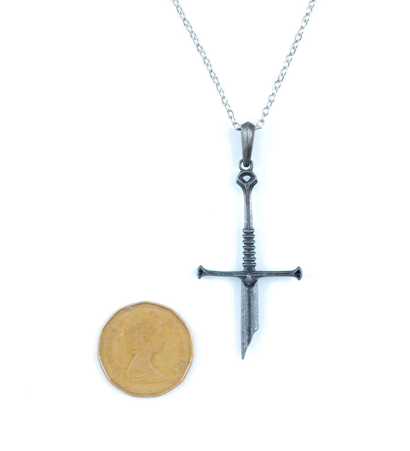 Sword Cross, Black Metal/Silver (2A) - Image 2