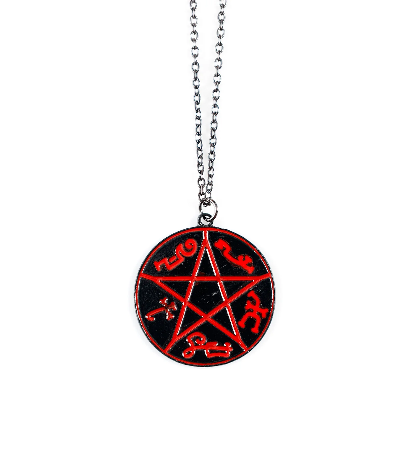 Symbols Pentagram, Black/Red (2C)