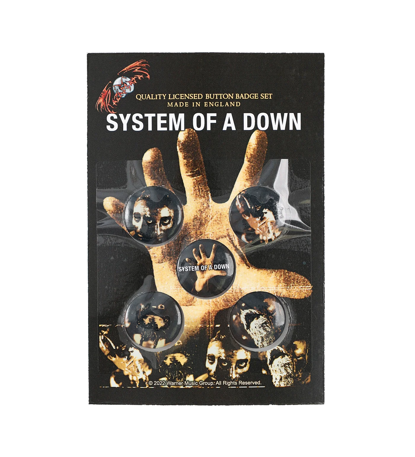 System Of A Down Album Pins Pack
