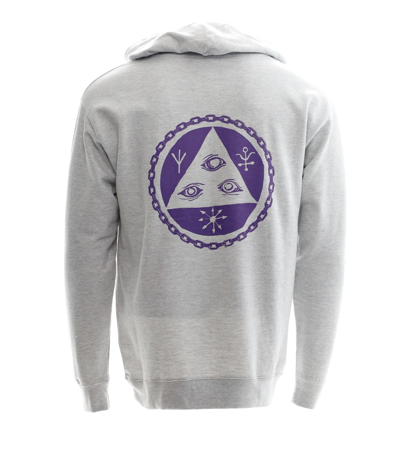 Tali Chain, Heather Grey/Dark Purple - Image 2