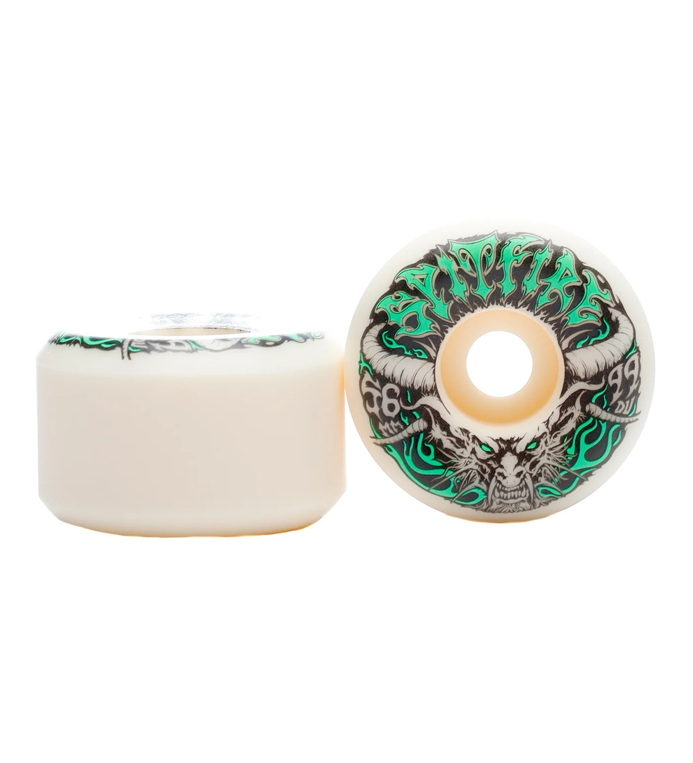 Team Demon Redux - F4 Conical Full 99a, Natural/Green - Image 2