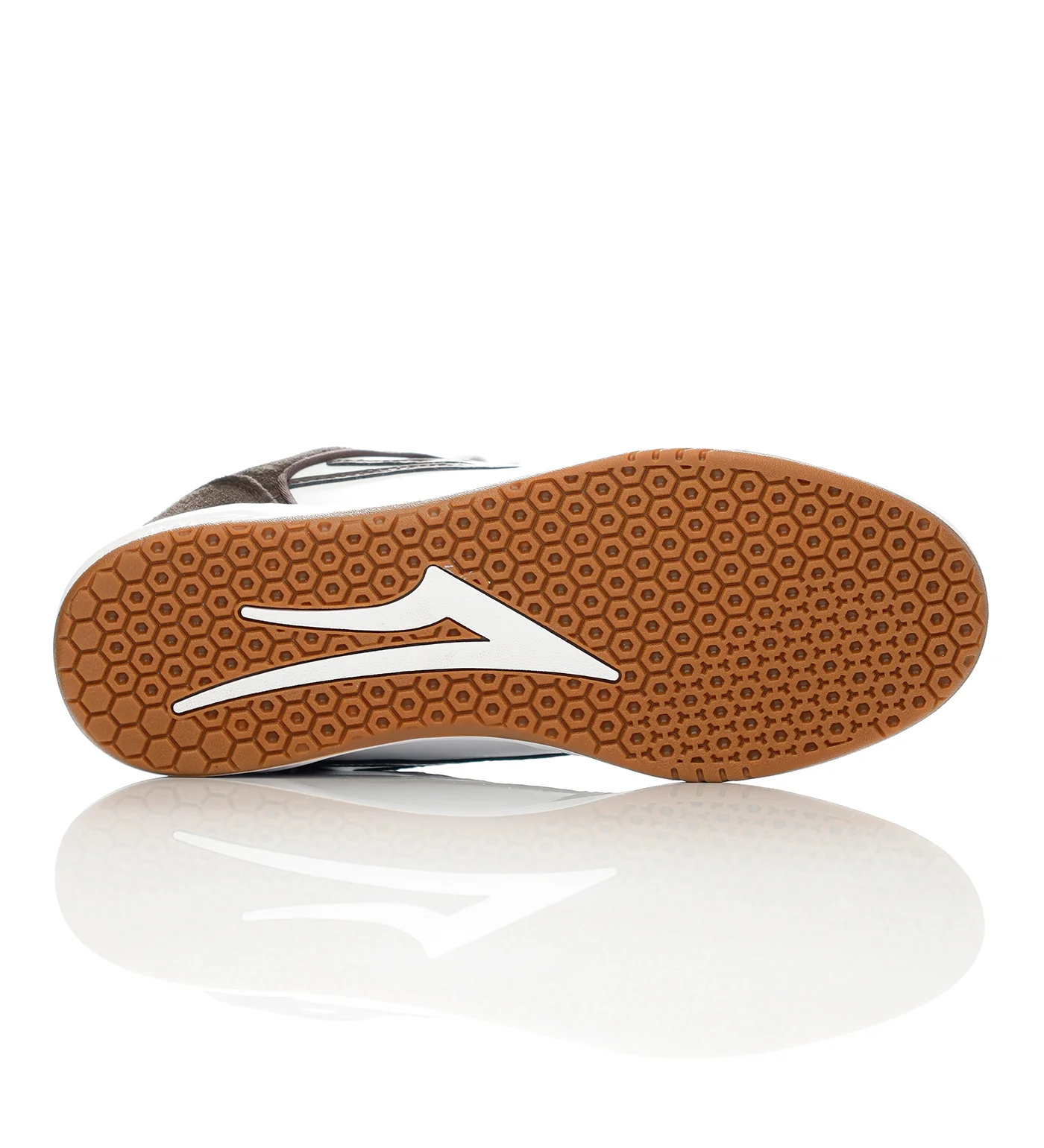 Telford Low, Chocolate/White Suede - Image 5