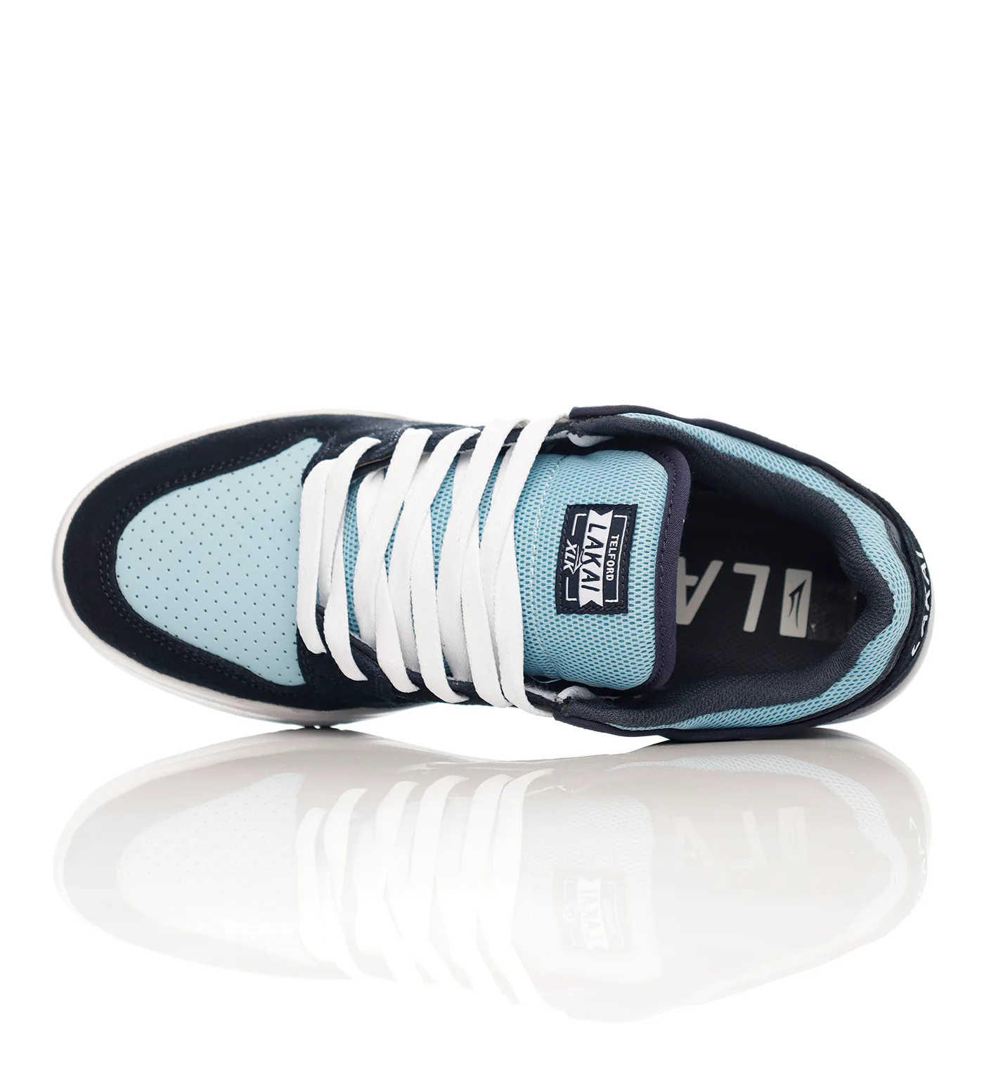 Telford Low, Navy Suede - Image 4