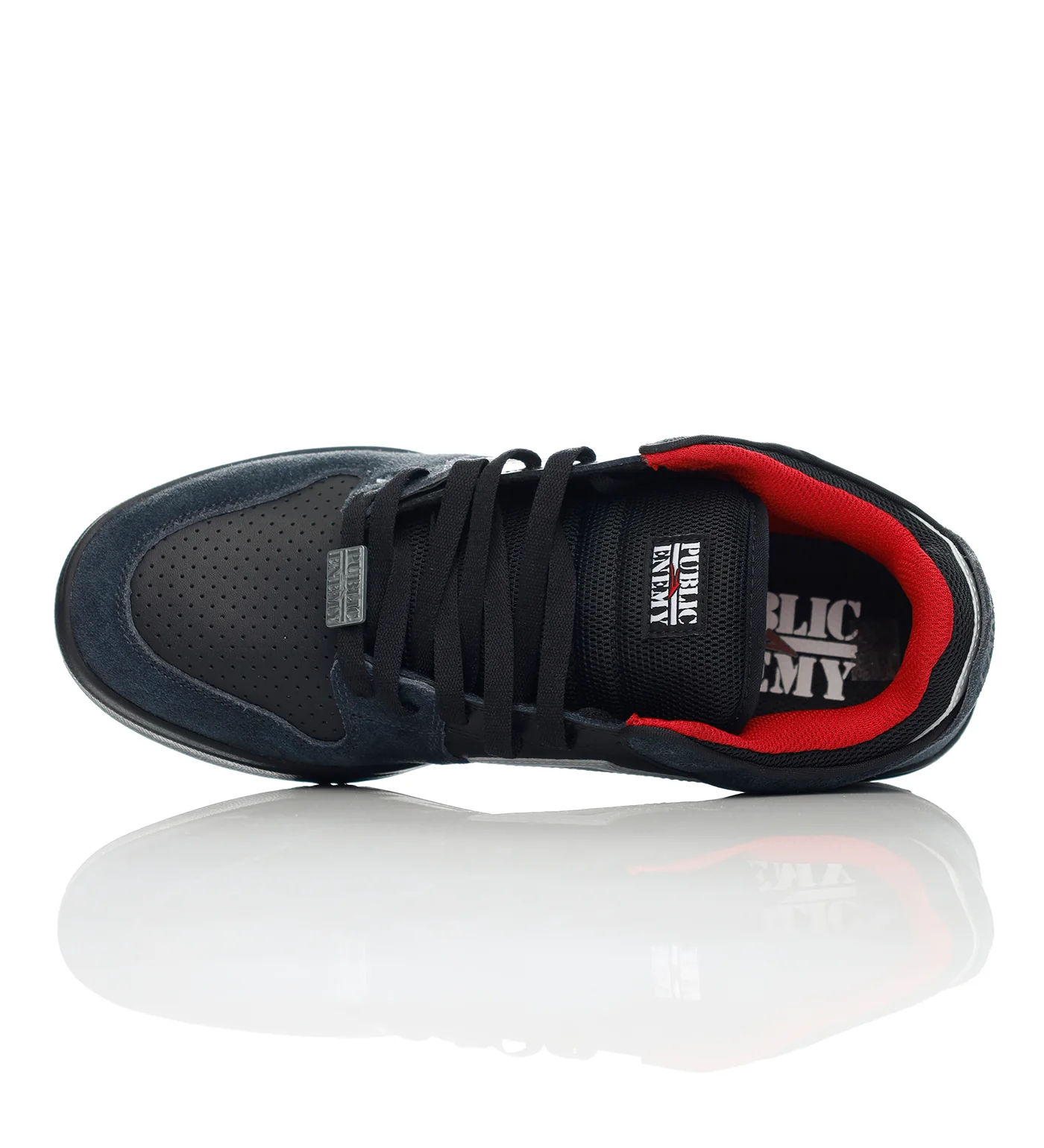 Telford Low - Public Enemy, Black/Charcoal Suede - Image 4