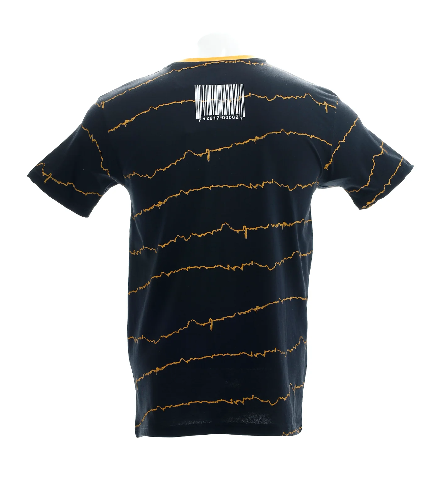 The End So Far Tribal-S & Barcode Ringer, Black/Yellow - Image 2