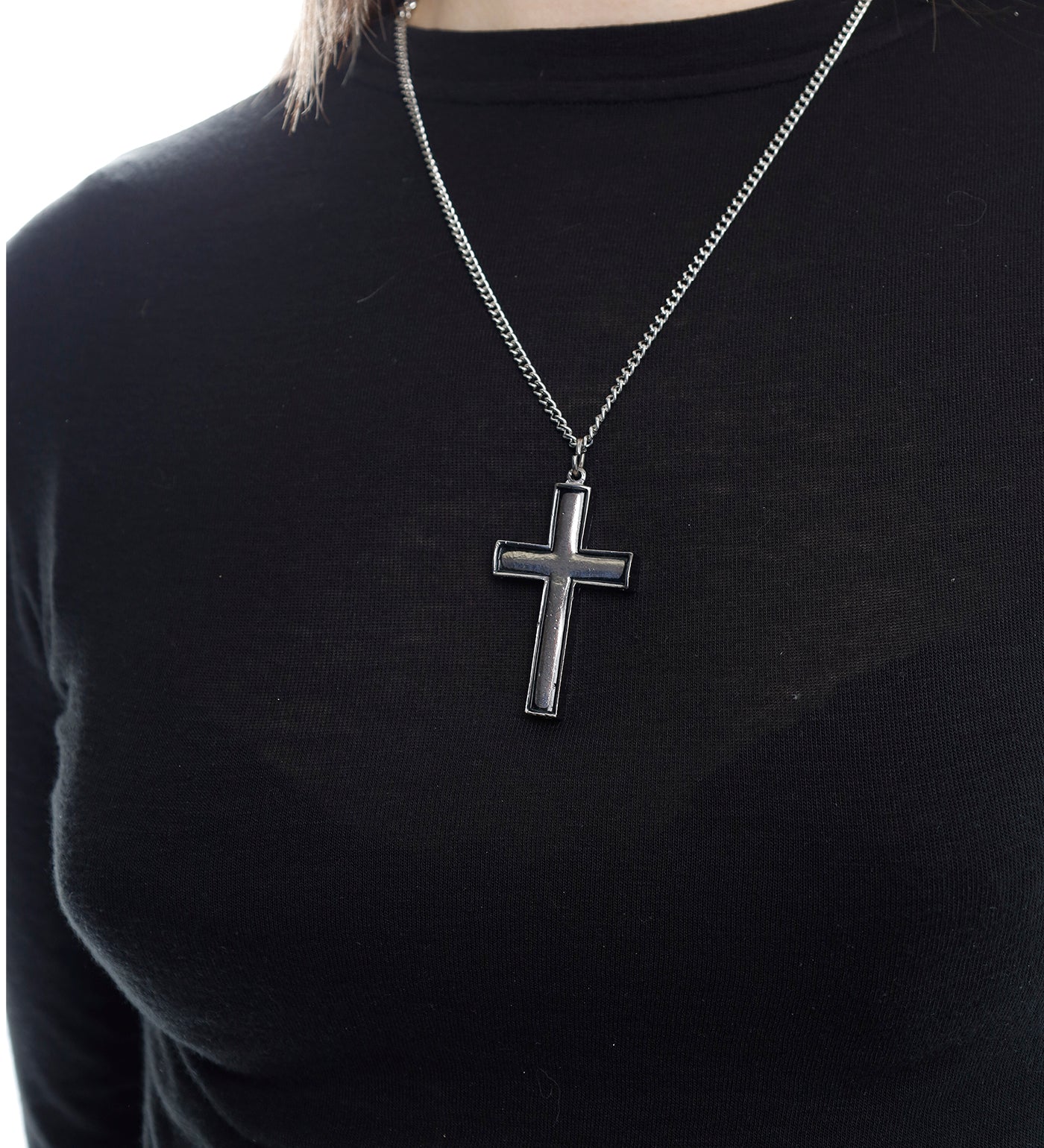 Thick Cross, Silver/Black (2A) - Image 4