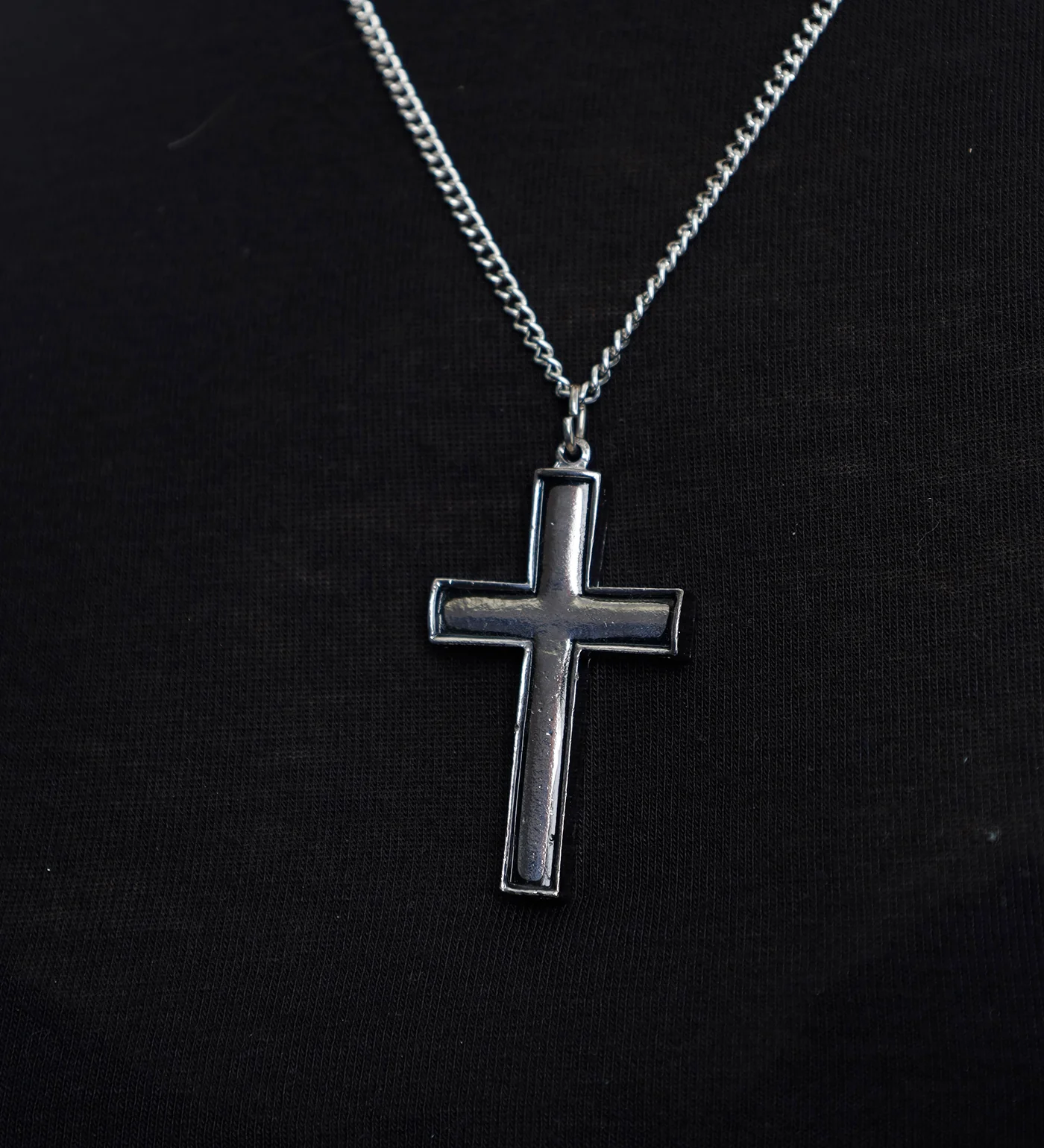 Thick Cross, Silver/Black (2A) - Image 5