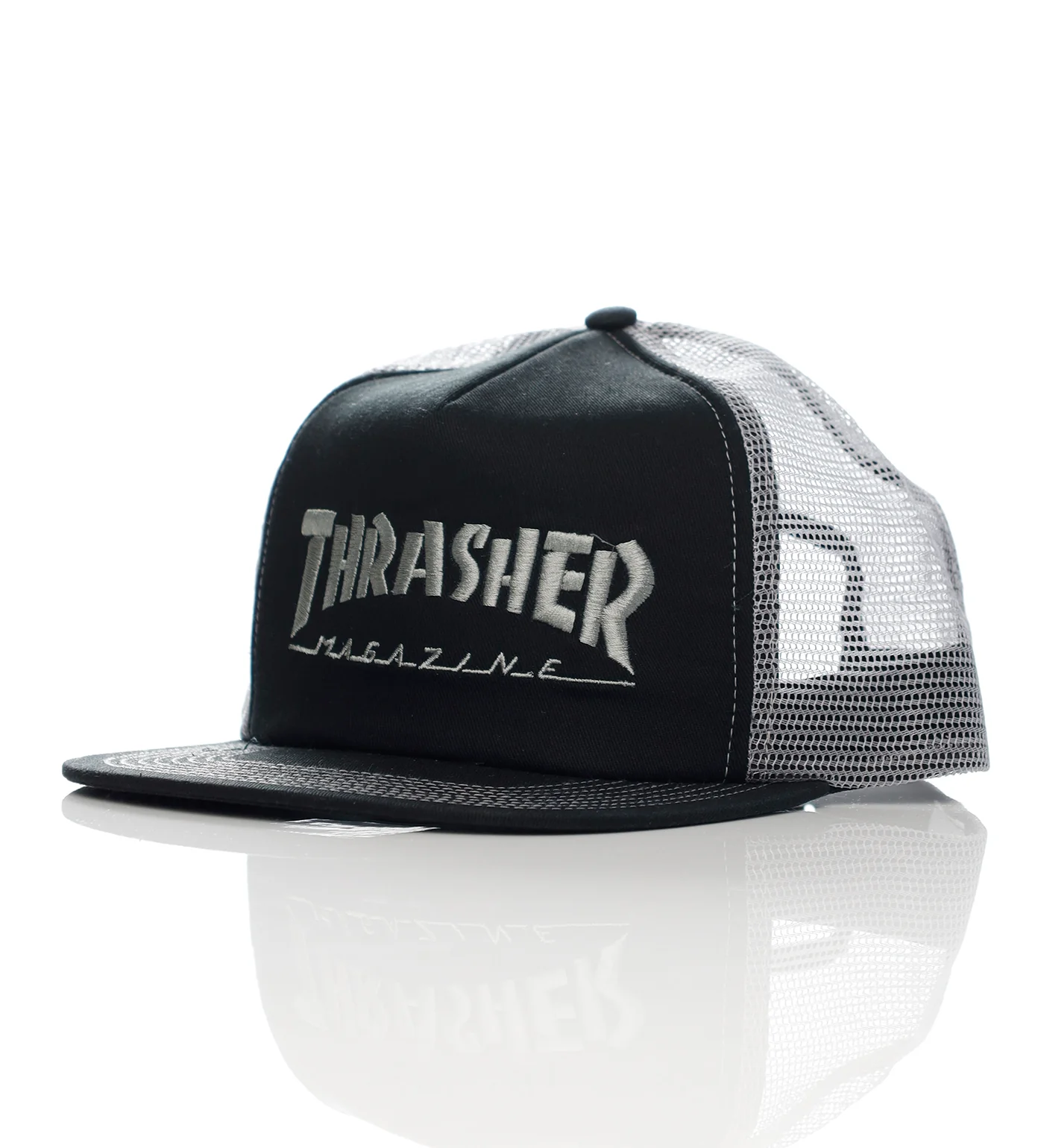 Thrasher Logo Mesh, Black/Silver