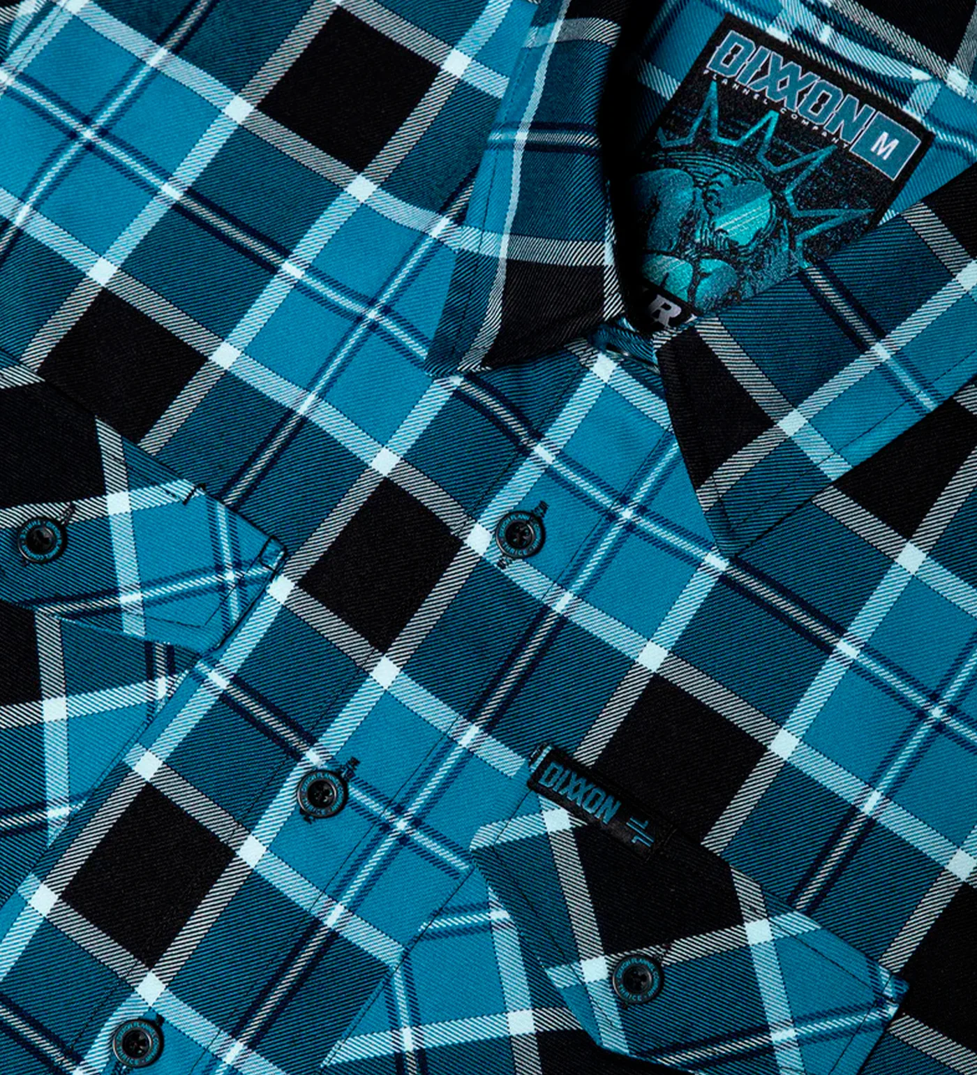 Thrice Identity Crisis Flannel, Blue/Black/White - Image 2