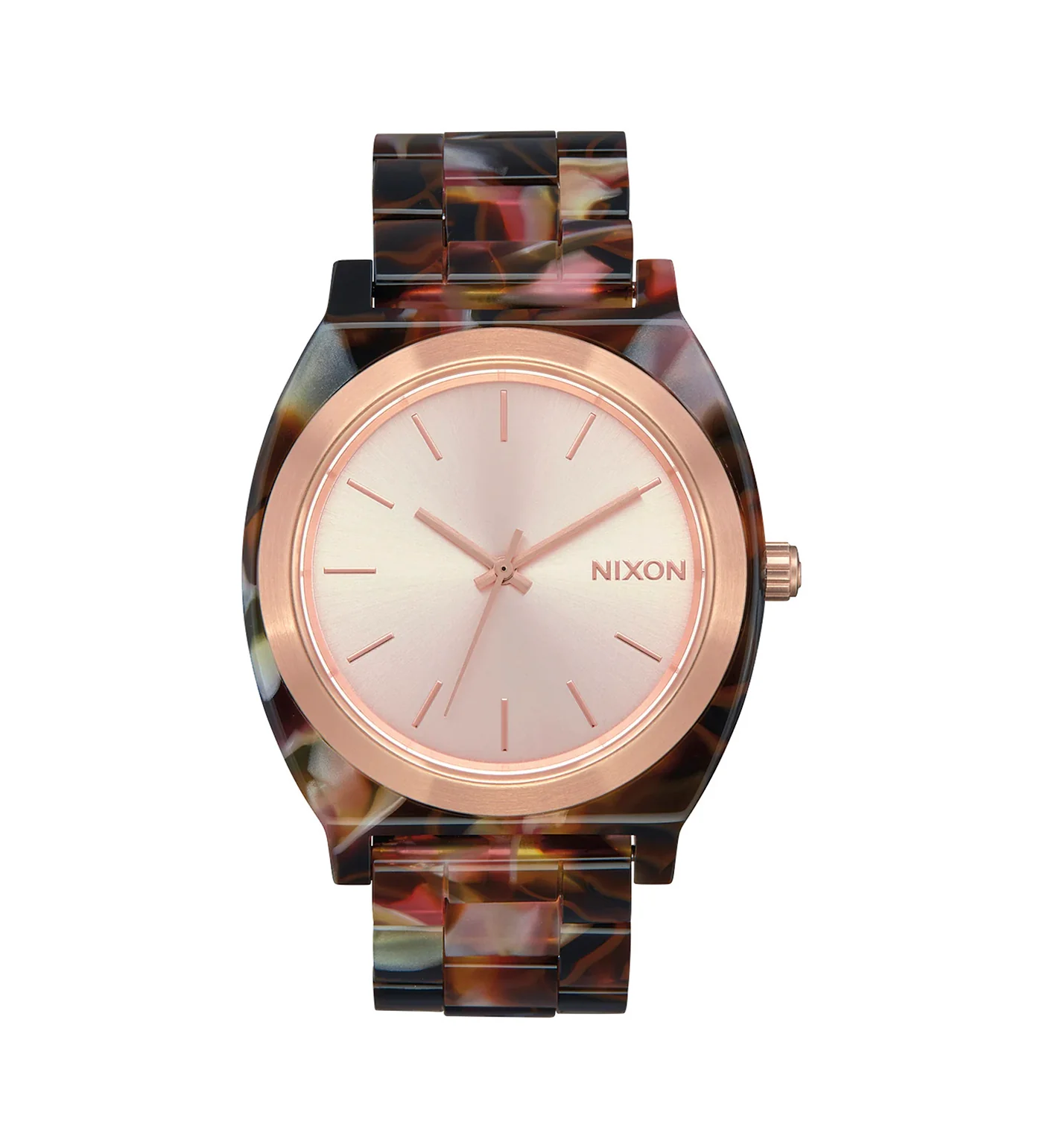 Time Teller Acetate, Rose Gold/Pink Tortoise