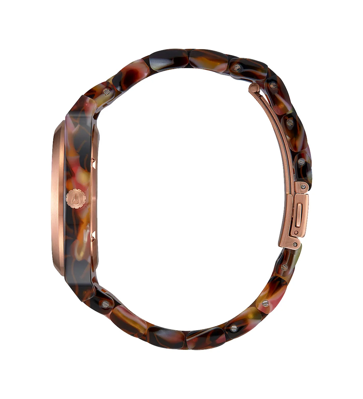 Time Teller Acetate, Rose Gold/Pink Tortoise - Image 2