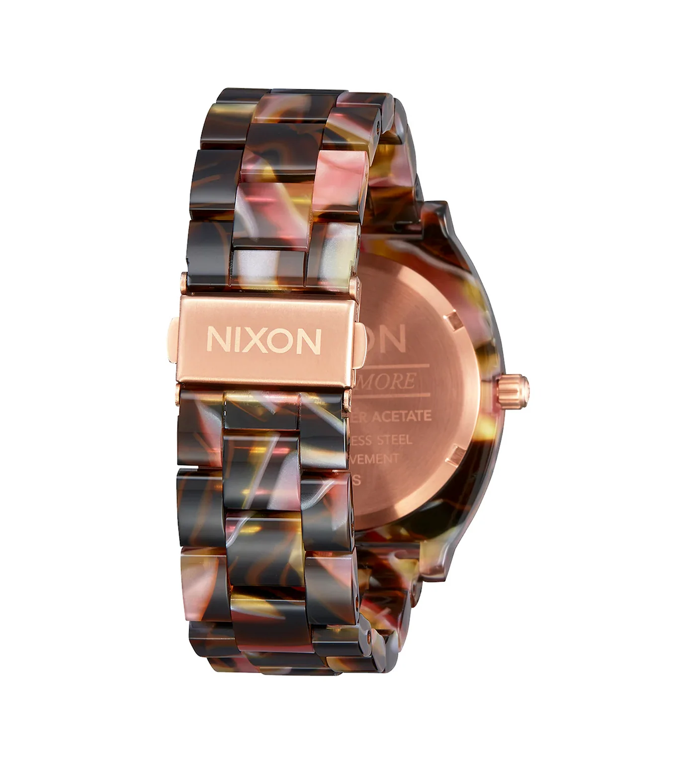 Time Teller Acetate, Rose Gold/Pink Tortoise - Image 3