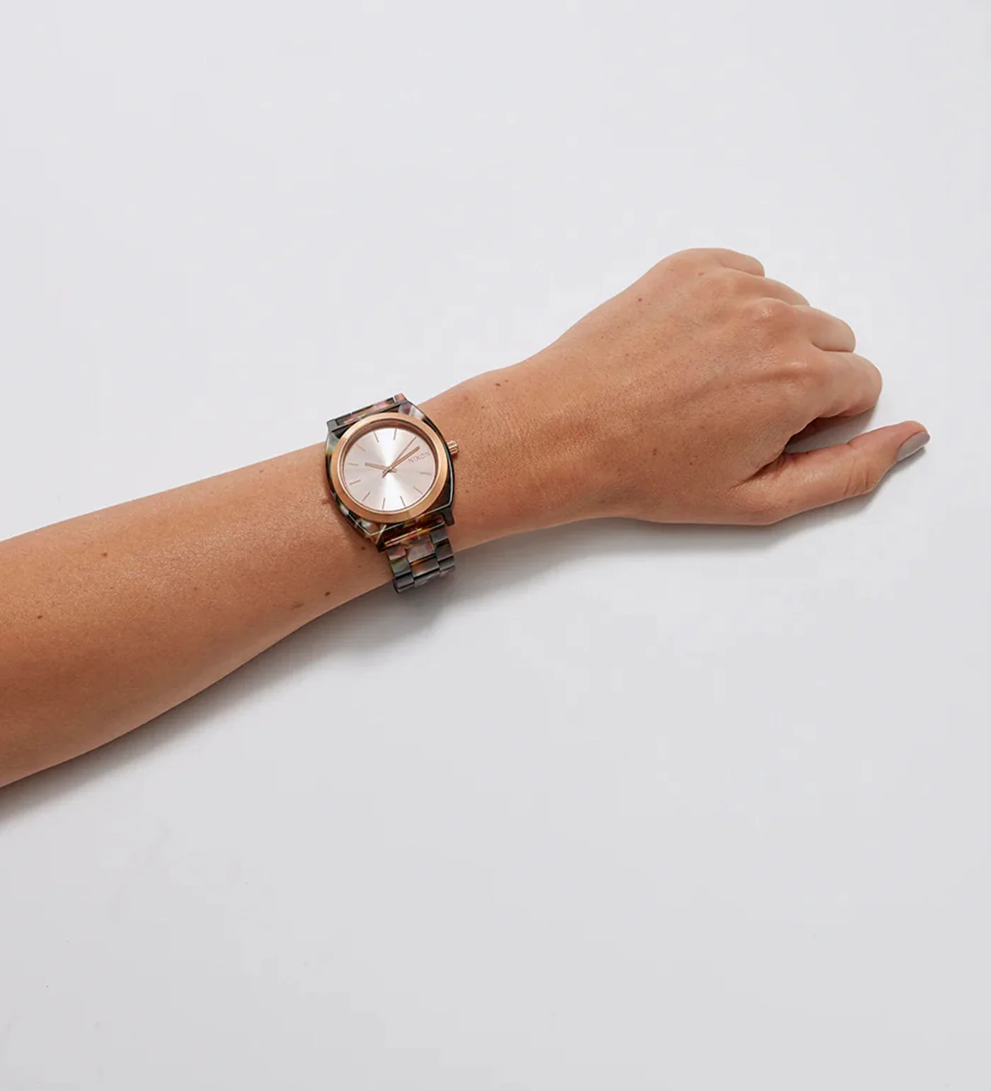 Time Teller Acetate, Rose Gold/Pink Tortoise - Image 5