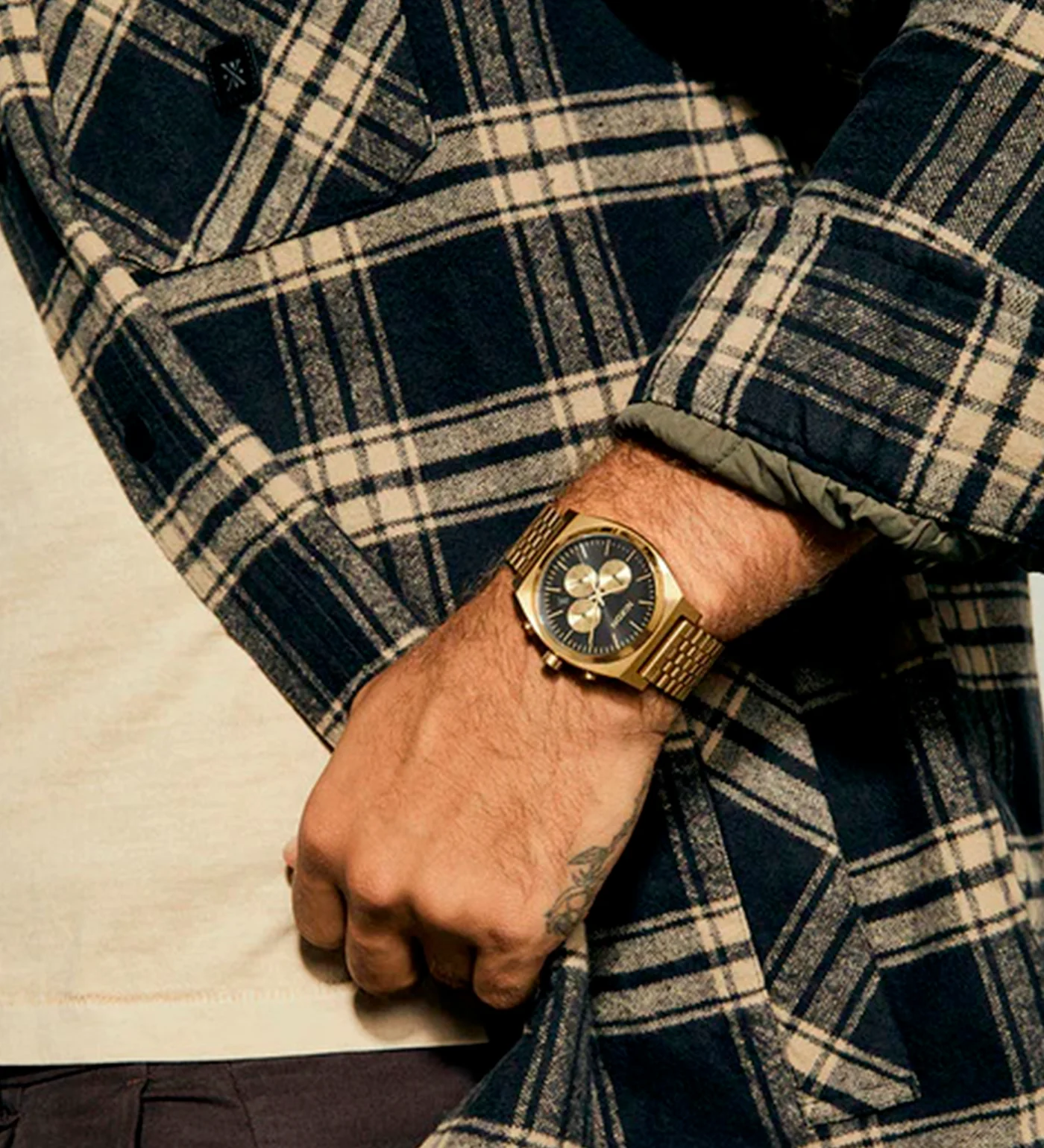 Time Teller Chrono, Gold/Black/Gold - Image 6