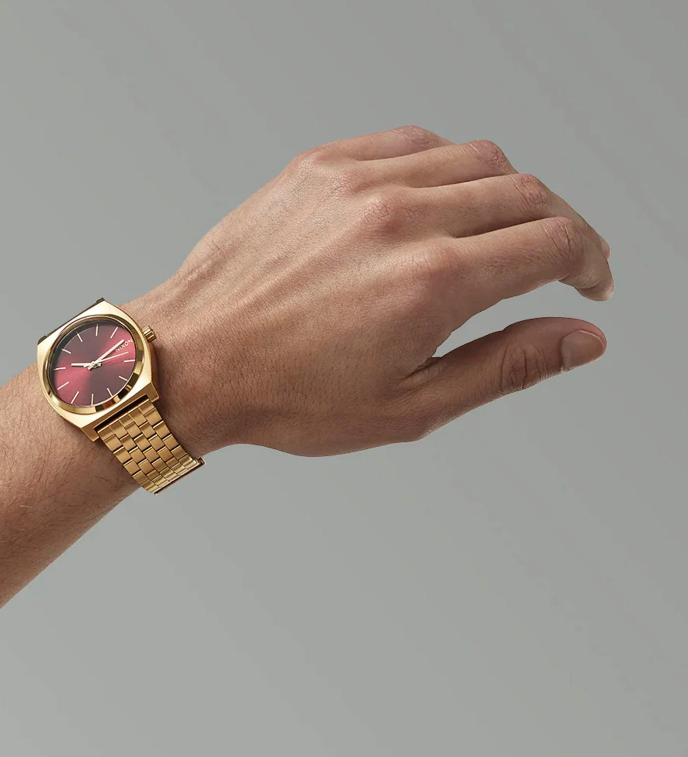 Time Teller, Gold/Oxblood Sunray - Image 5