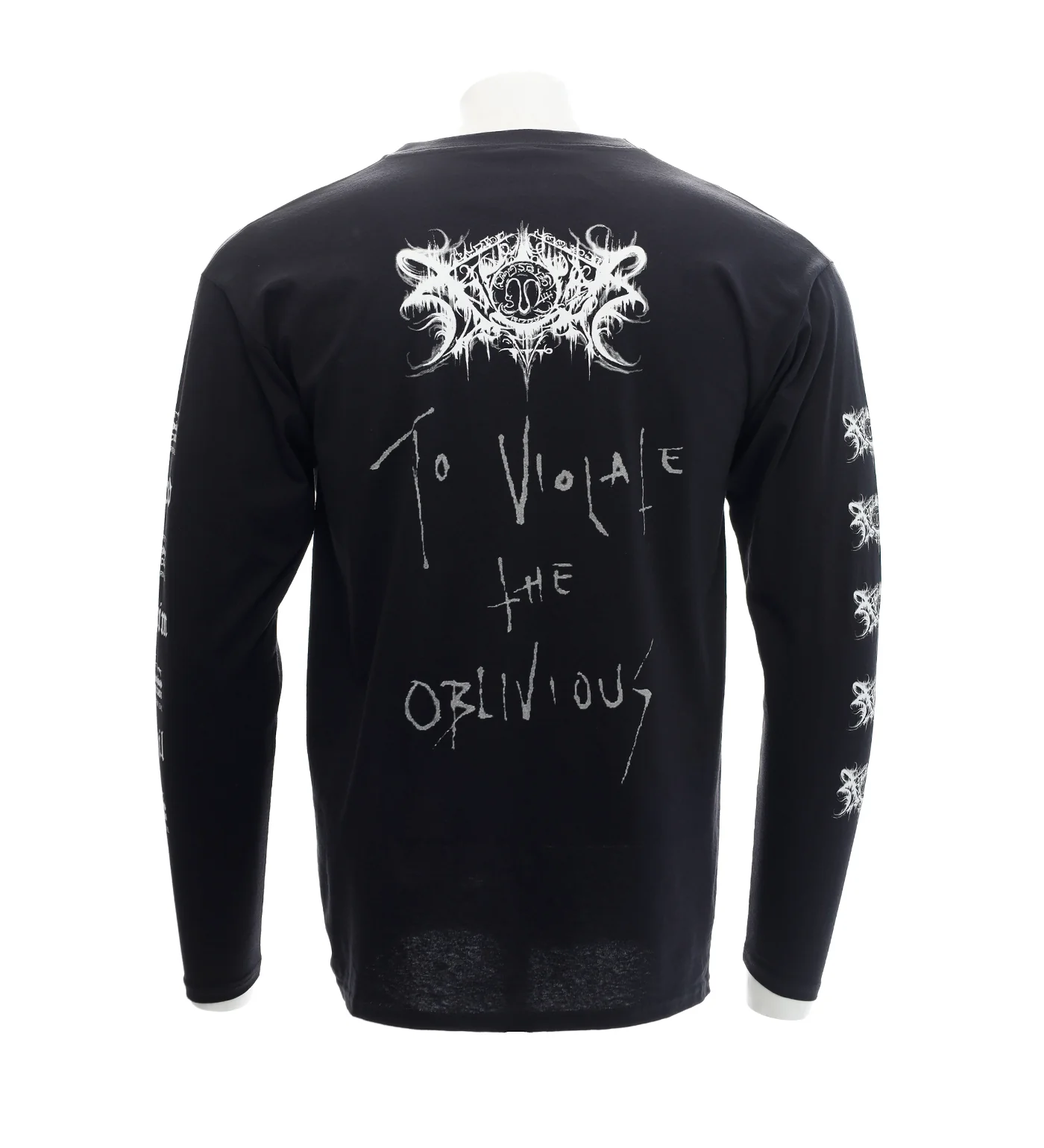 To Violate The Oblivious L/S, Black - Image 2