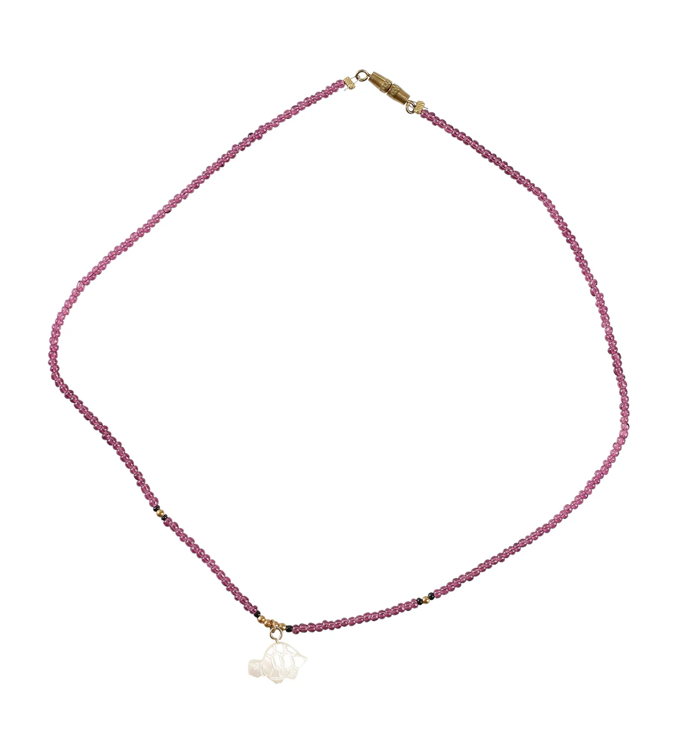 Translucent Beads w/Turtle, Purple