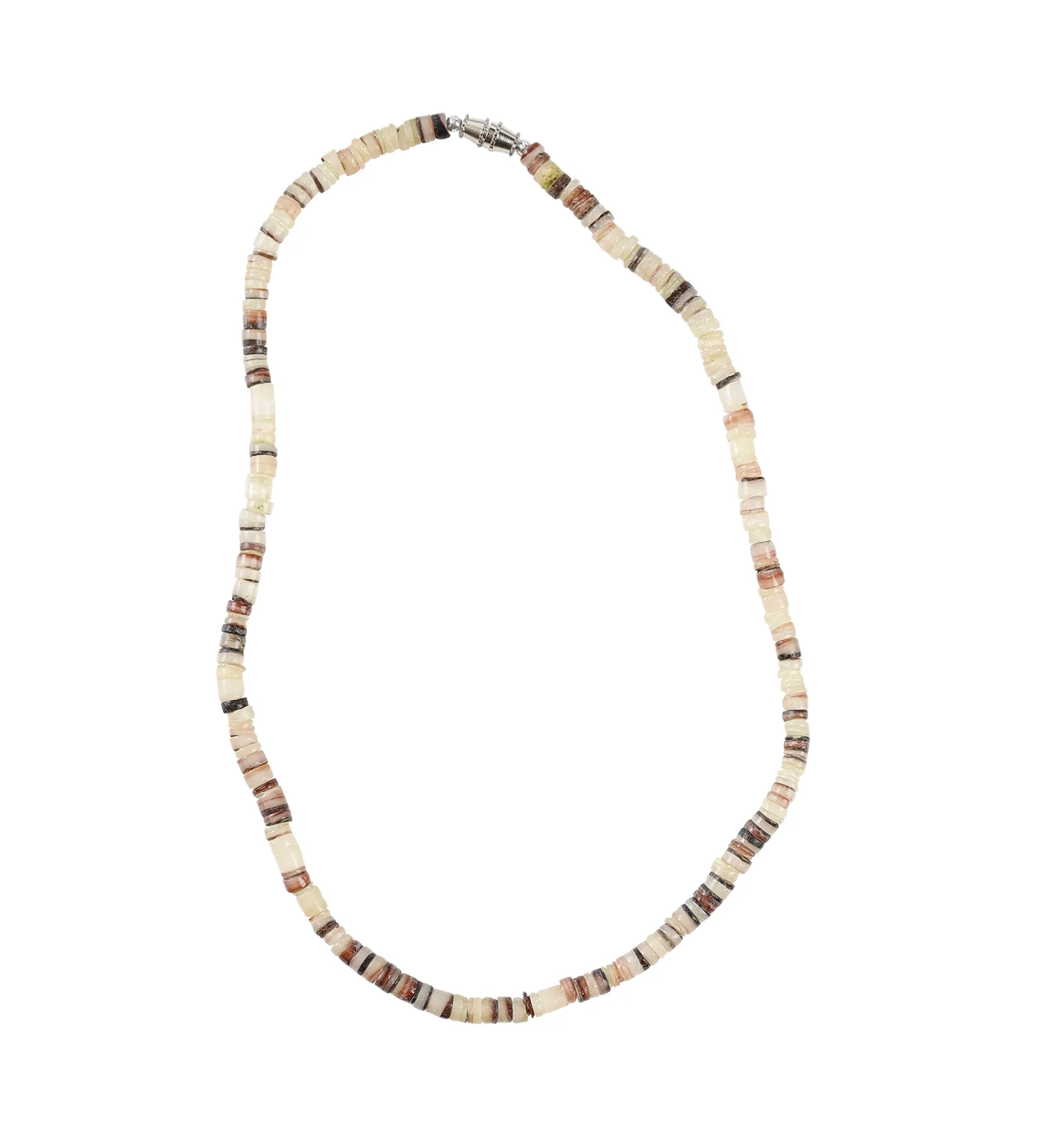 Translucent Shell Necklace, Light Brown (3B)